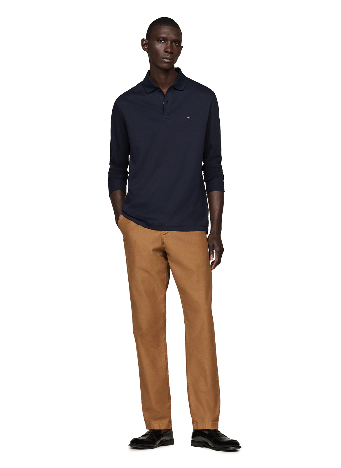 Long sleeve polo shirt TOMMY HILFIGER Blue