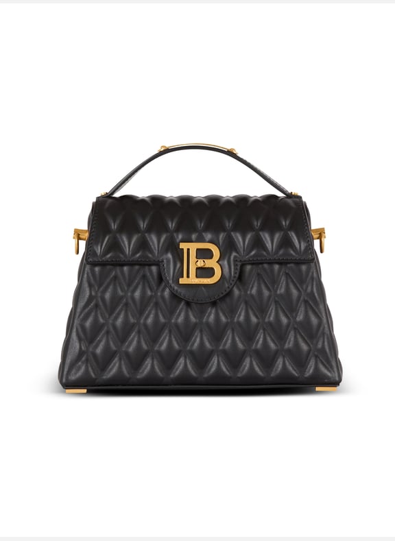 Sac b-buzz dynasty en cuir de veau matelassé Noir by BALMAIN BALMAIN Sac b-buzz dynasty en cuir de veau matelassé Noir