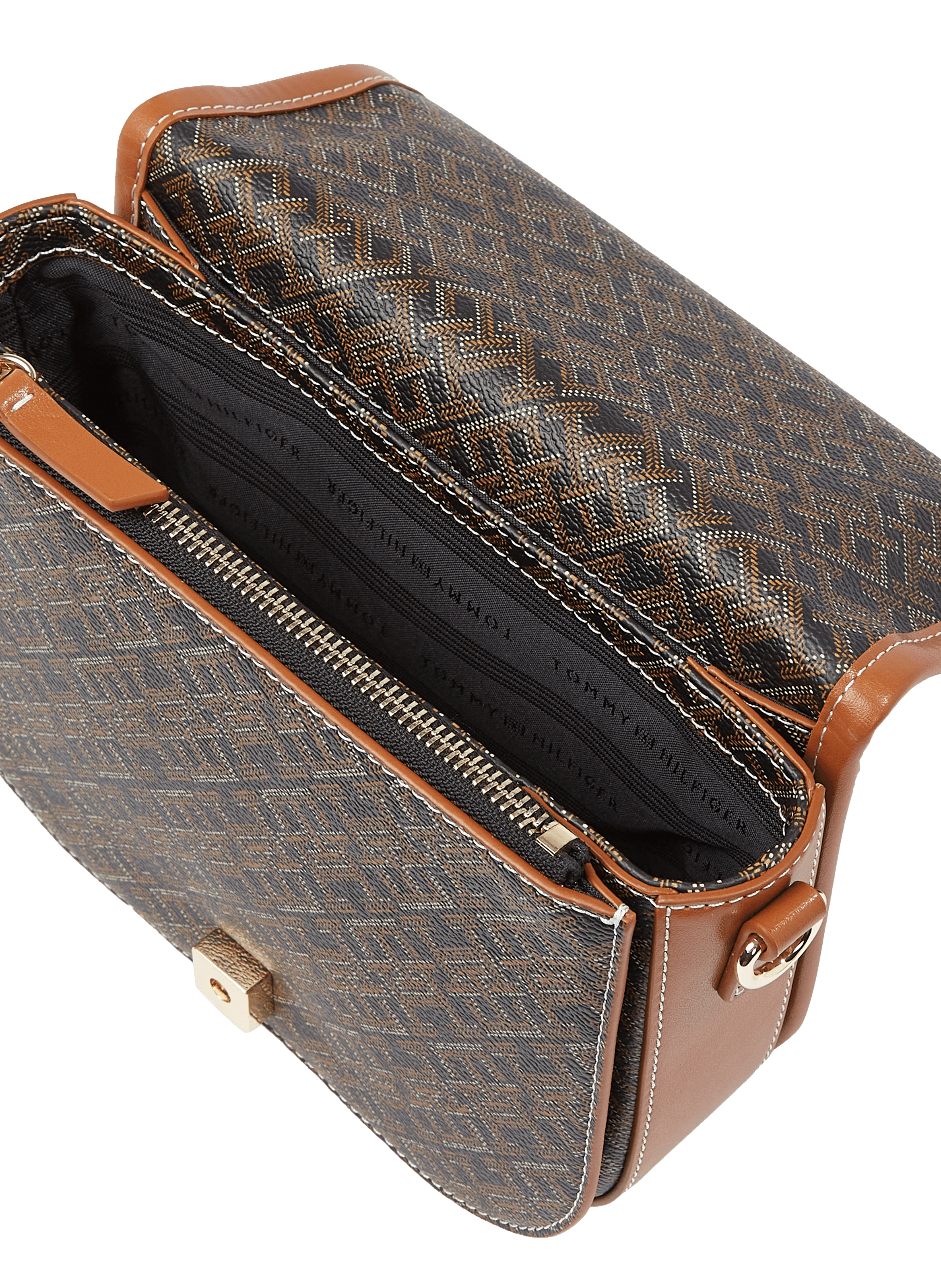 Sac à bandoulière imprimé  TOMMY HILFIGER Noir