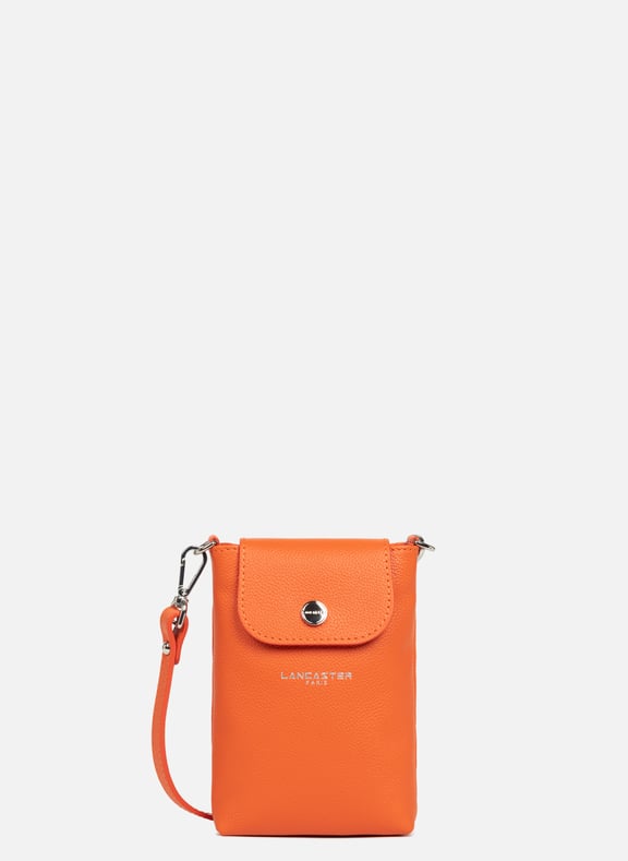 Pochette smartphone - milano bao Orange by LANCASTER LANCASTER Pochette smartphone - milano bao Orange