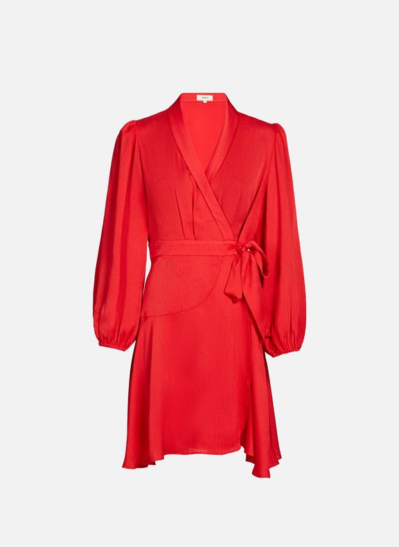 Wrap dress Red by SUNCOO SUNCOO Wrap dress Red