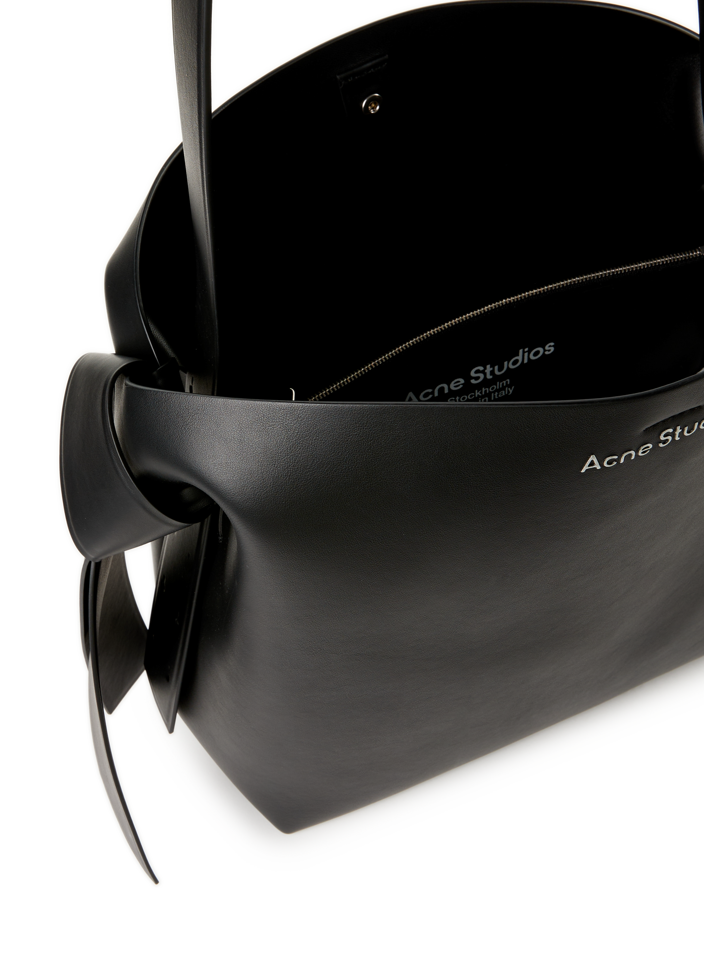 Sac Musubi Midi en cuir ACNE STUDIOS Noir