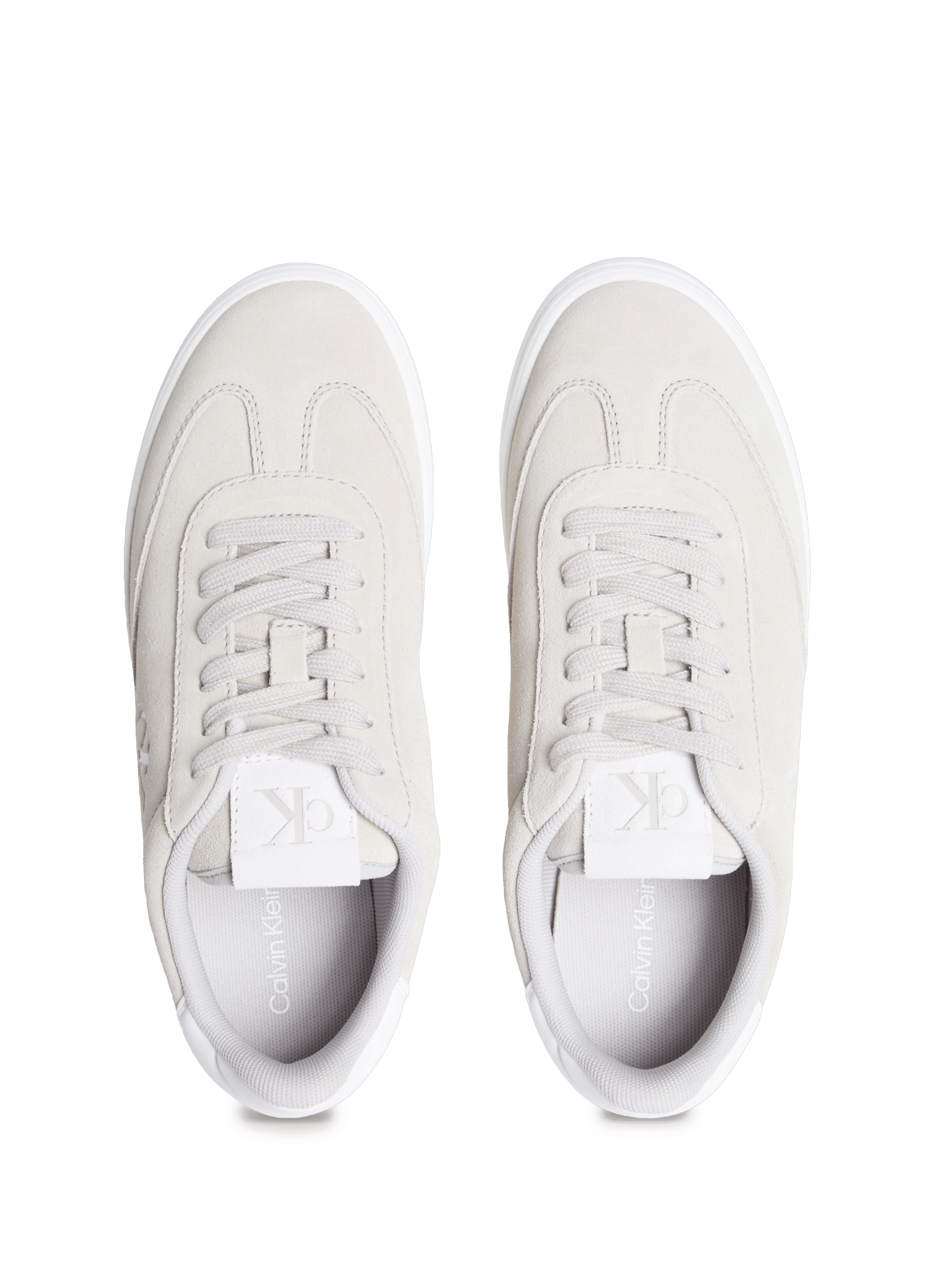 Suede logo sneakers CALVIN KLEIN Grey