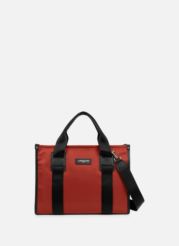 M tote bag - Basic Faculty Red by LANCASTER LANCASTER M tote bag - Basic Faculty Red
