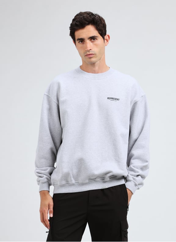 Cotton sweatshirt Black by REPRESENT REPRESENT Cotton sweatshirt Black