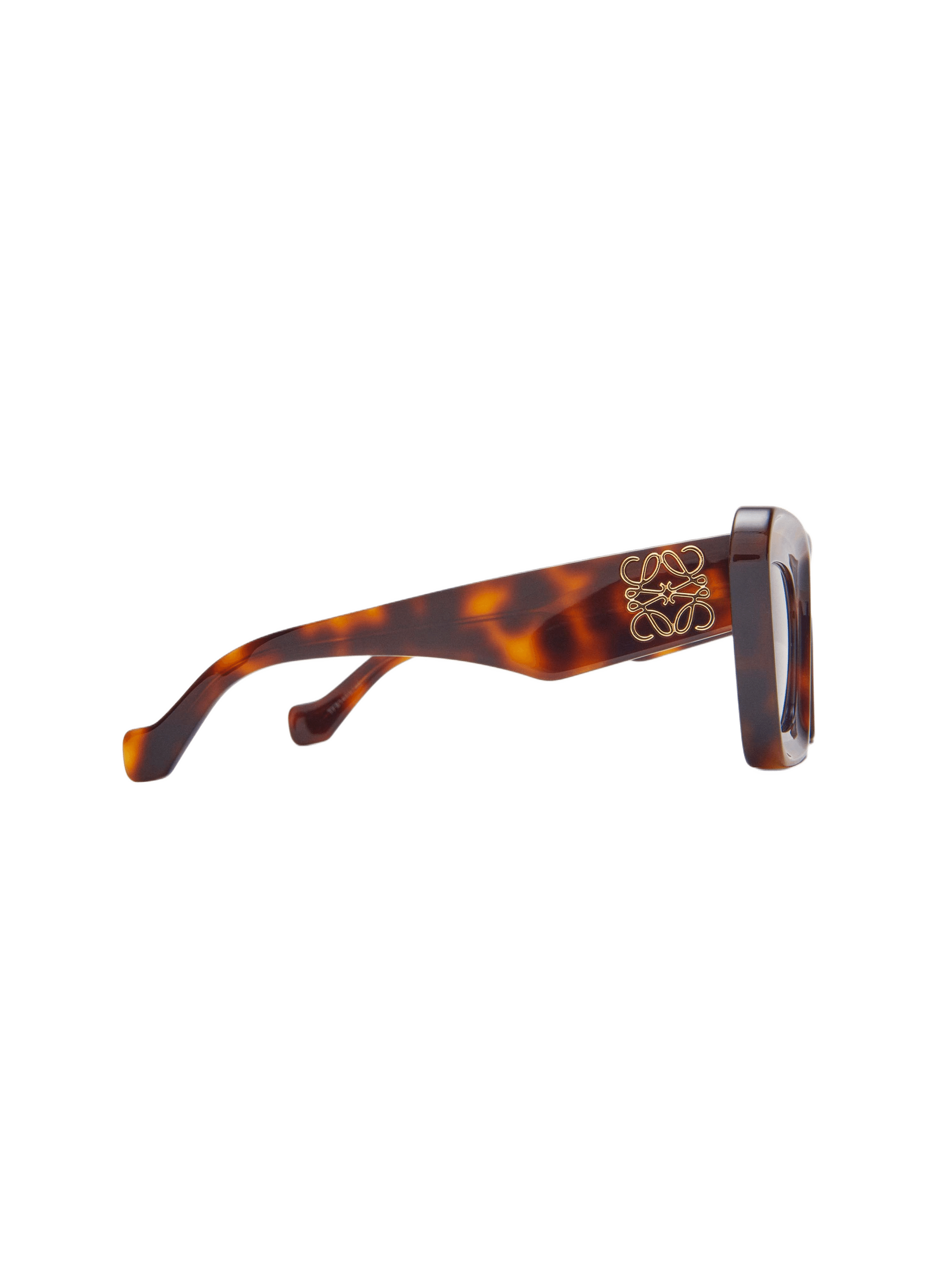 Transparent Beveled Cateye Sunglasses LOEWE Brown