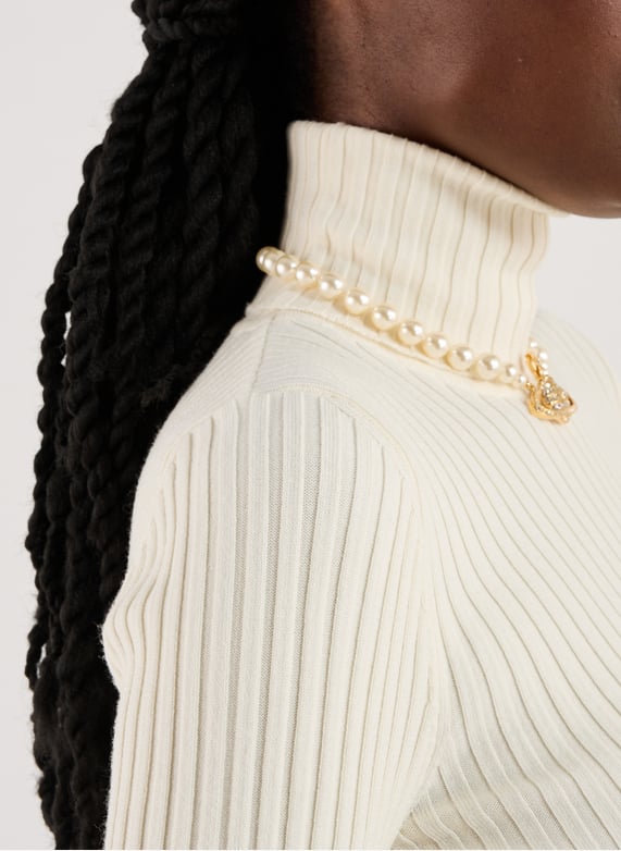 Collier One Row Pearl | Doré by VIVIENNE WESTWOOD Collier One Row Pearl Doré