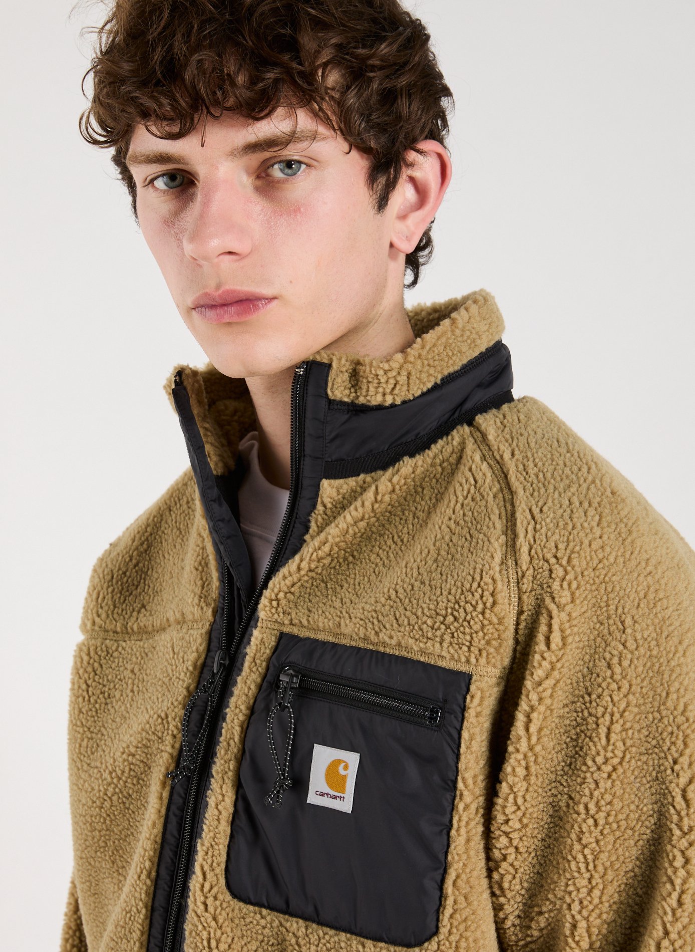 Blouson droit col montant CARHARTT WIP Beige