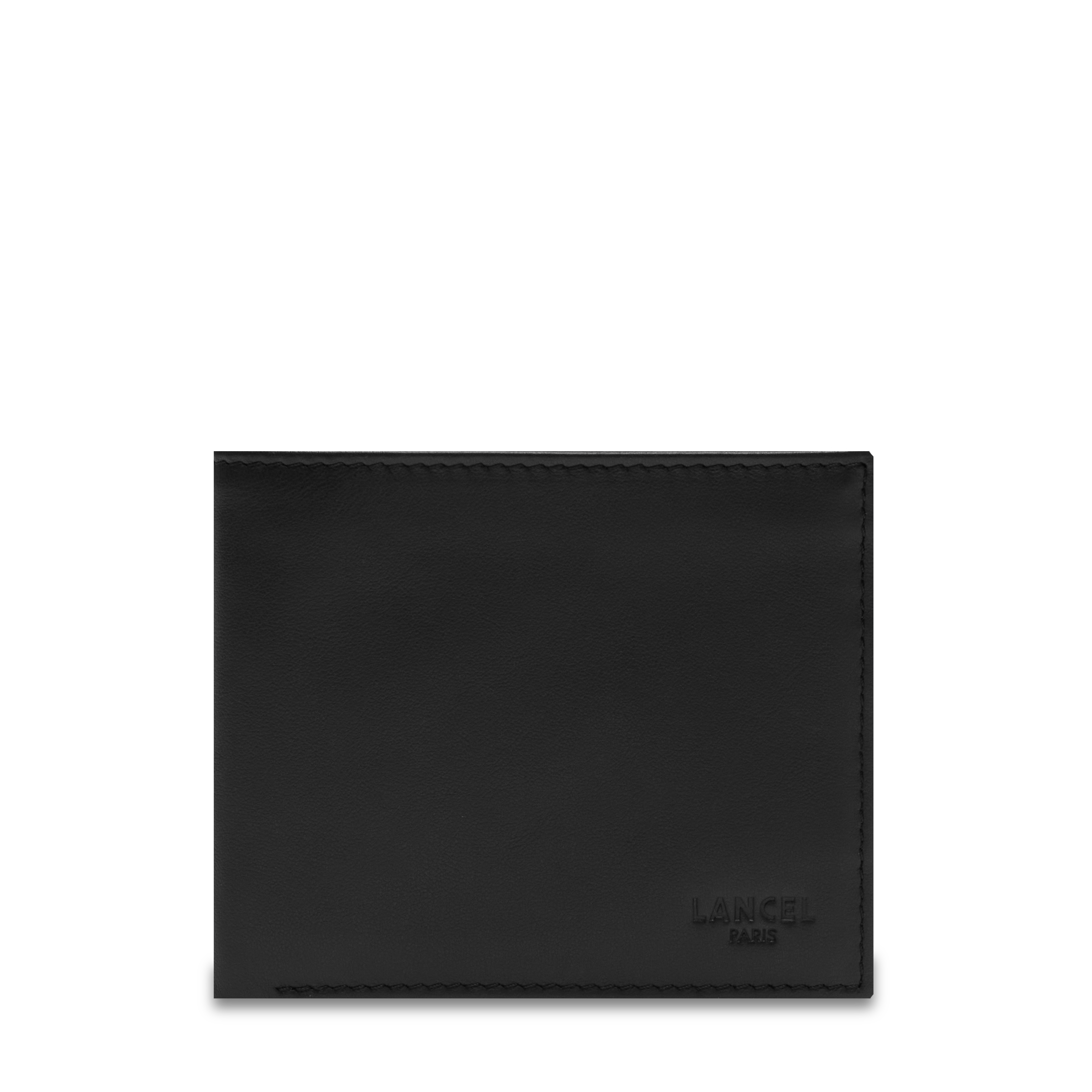 Portefeuille avec porte-cartes amovible léon de lancel en cuir LANCEL Noir
