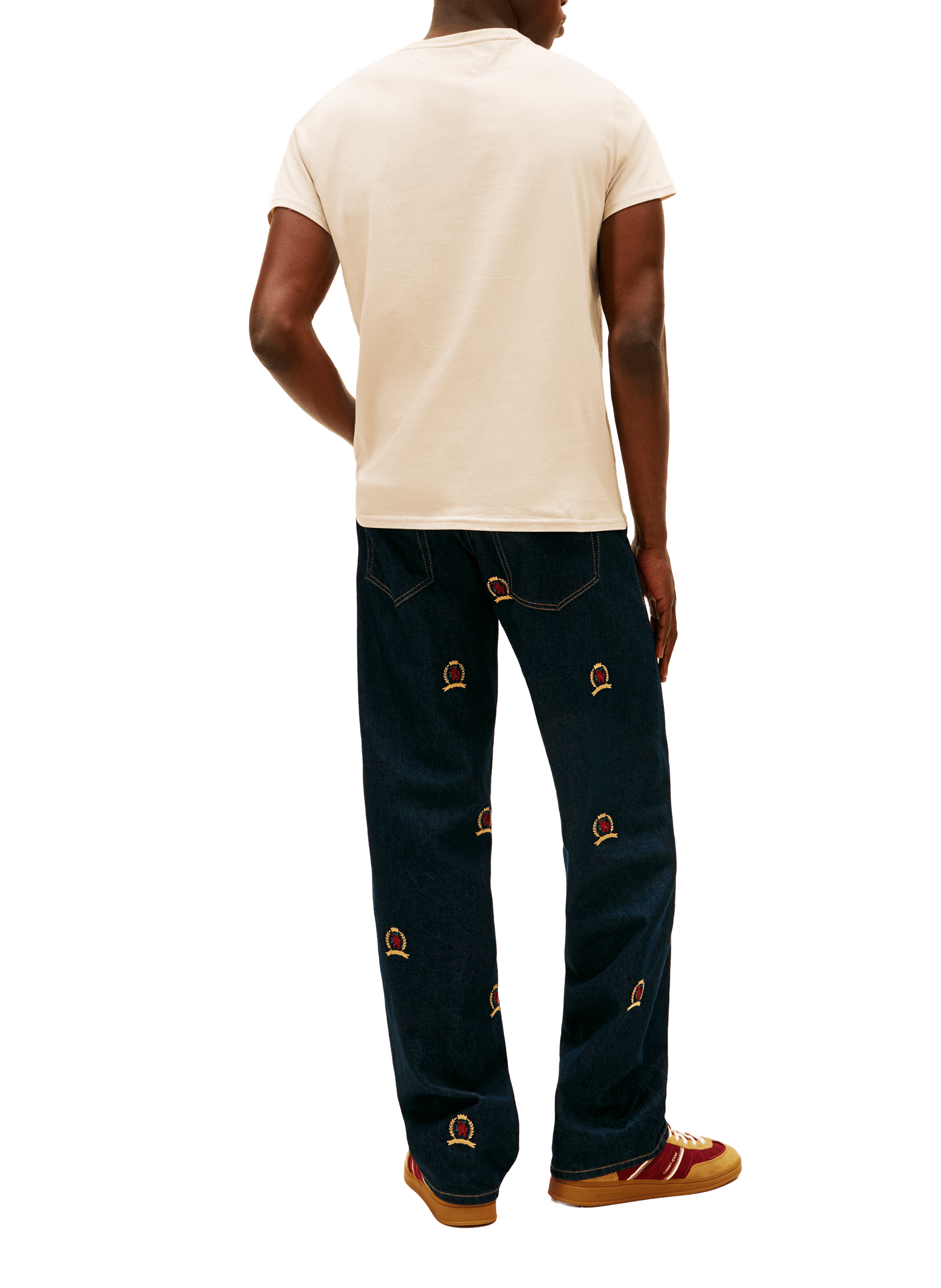 Classic Cotton T-Shirt TOMMY HILFIGER Beige