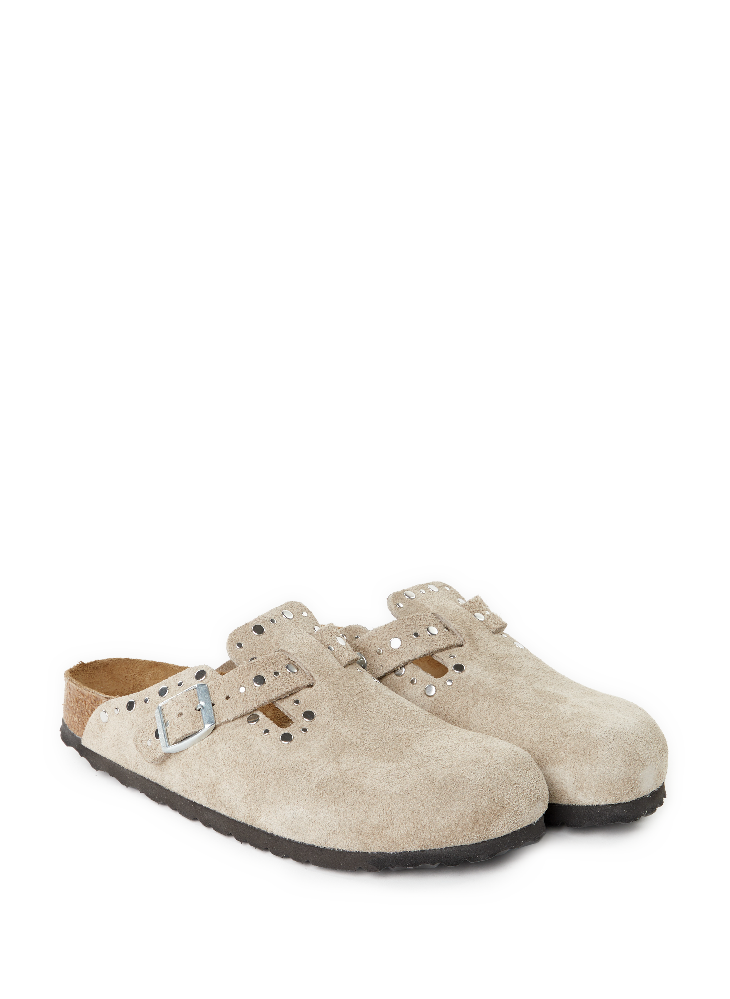 Cow leather Boston mules BIRKENSTOCK Beige