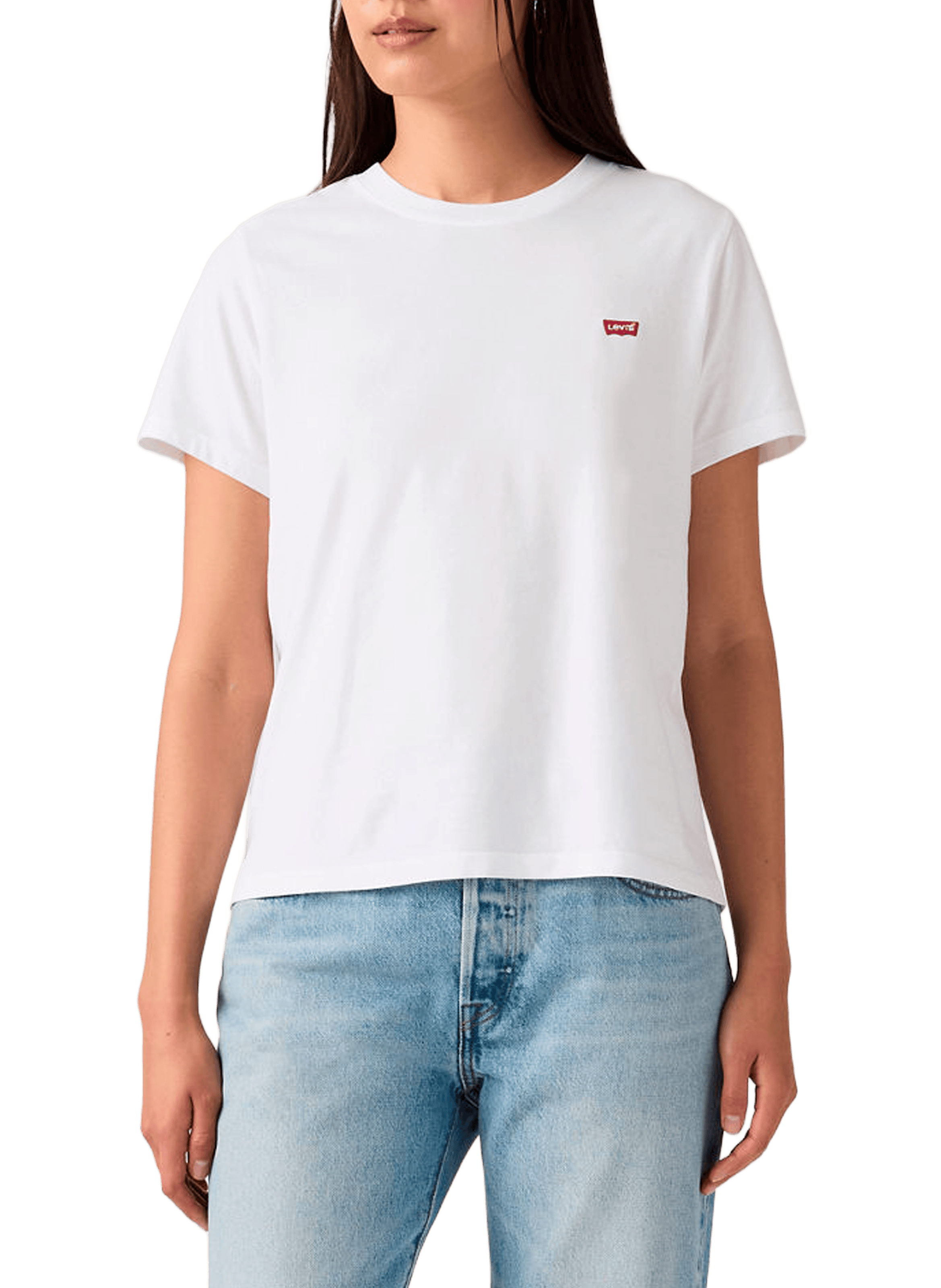 Short-Sleeve Cotton T-Shirt  LEVI'S White