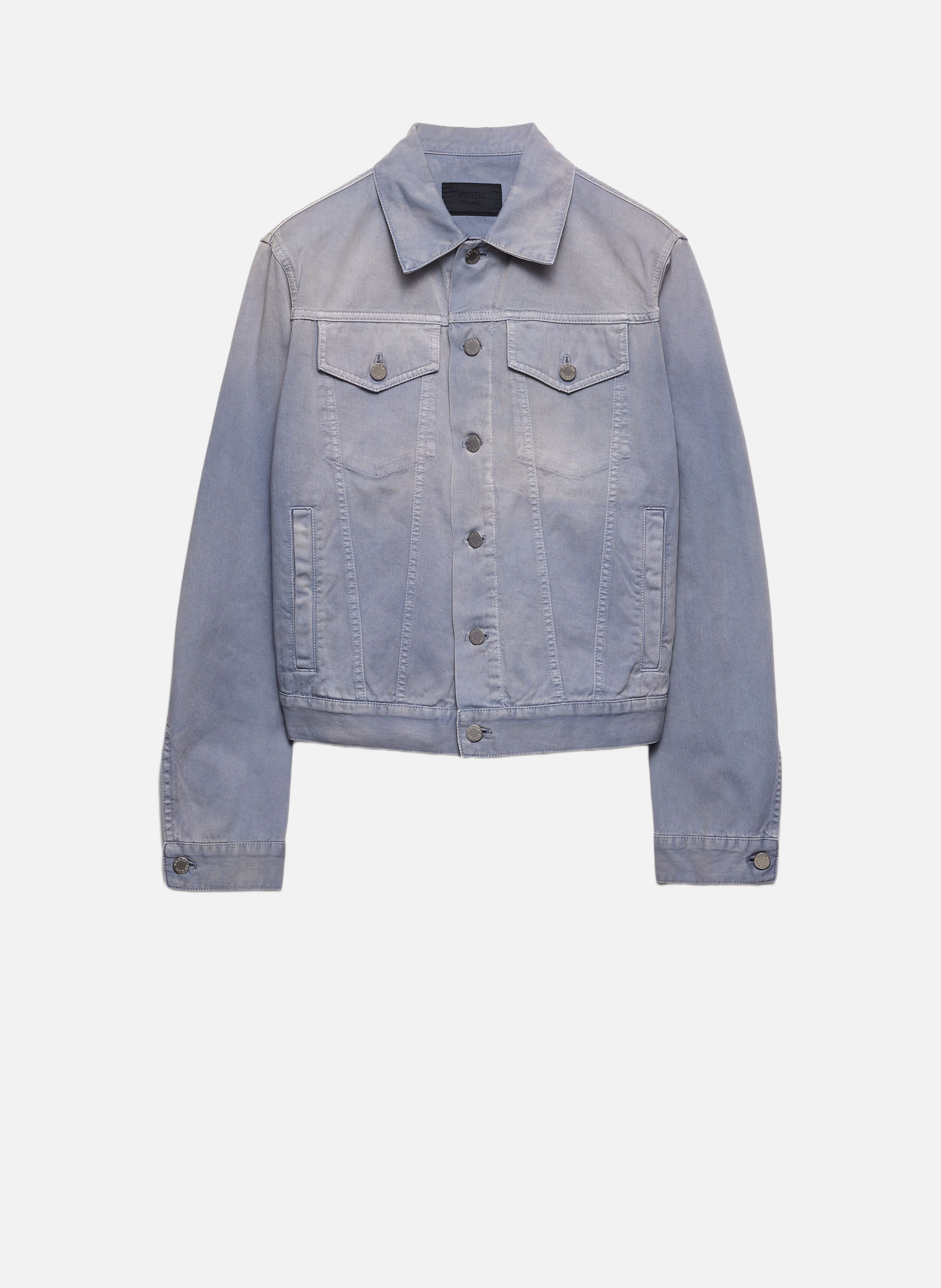 Blouson en gabardine PRADA Bleu