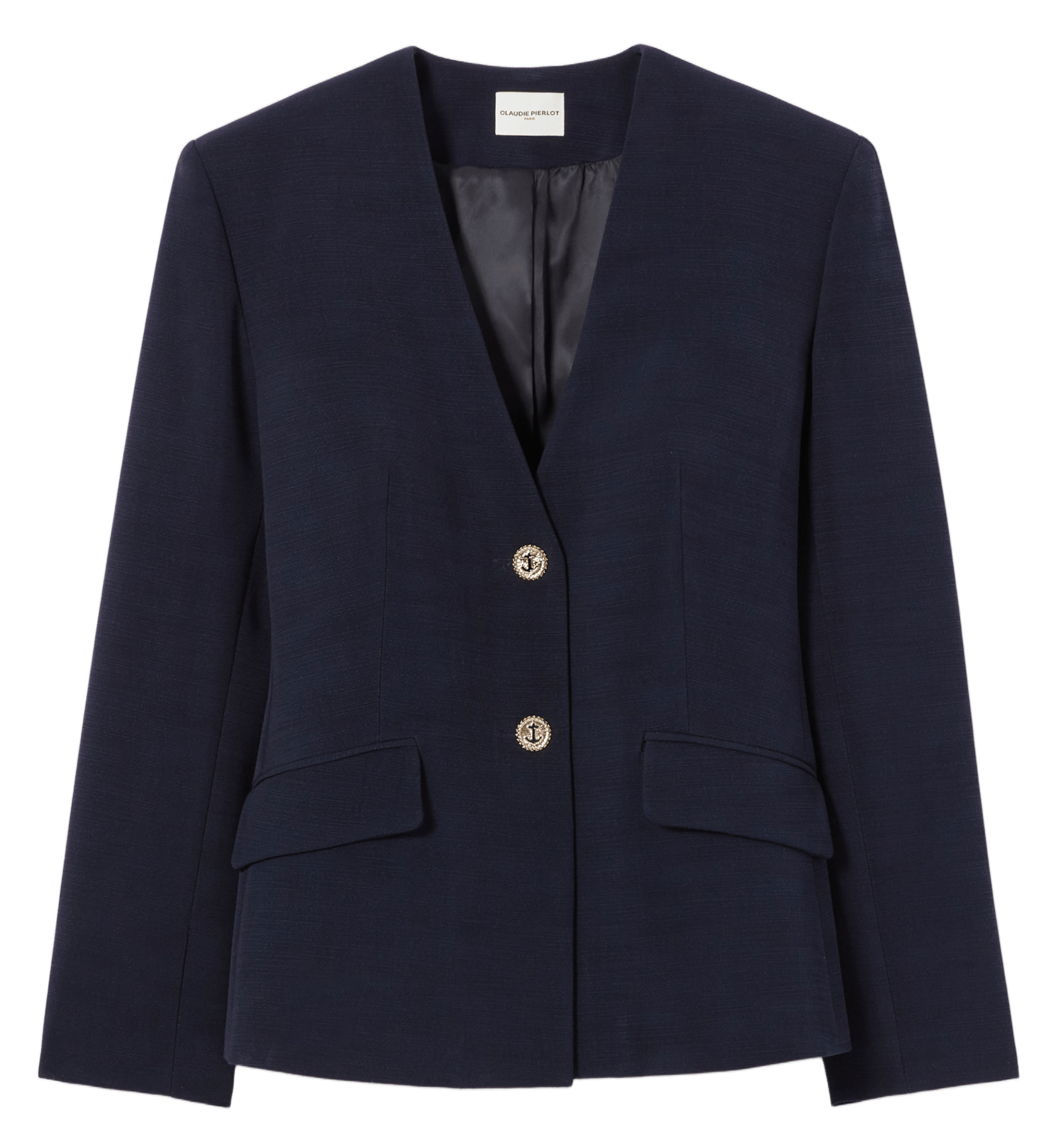 Veste col v CLAUDIE PIERLOT Bleu
