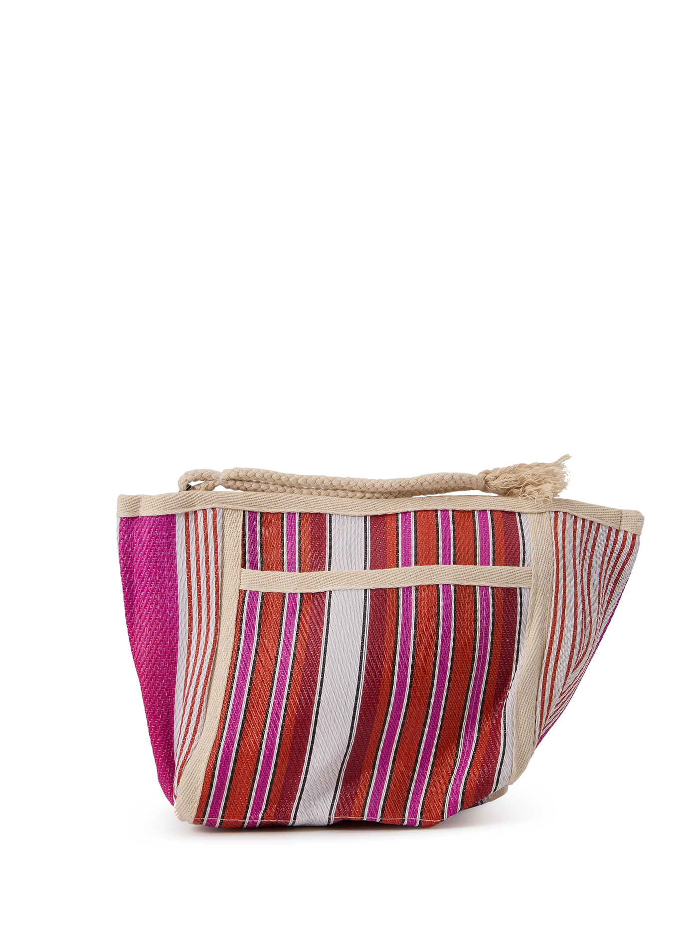 Striped clutch AU PRINTEMPS PARIS Pink