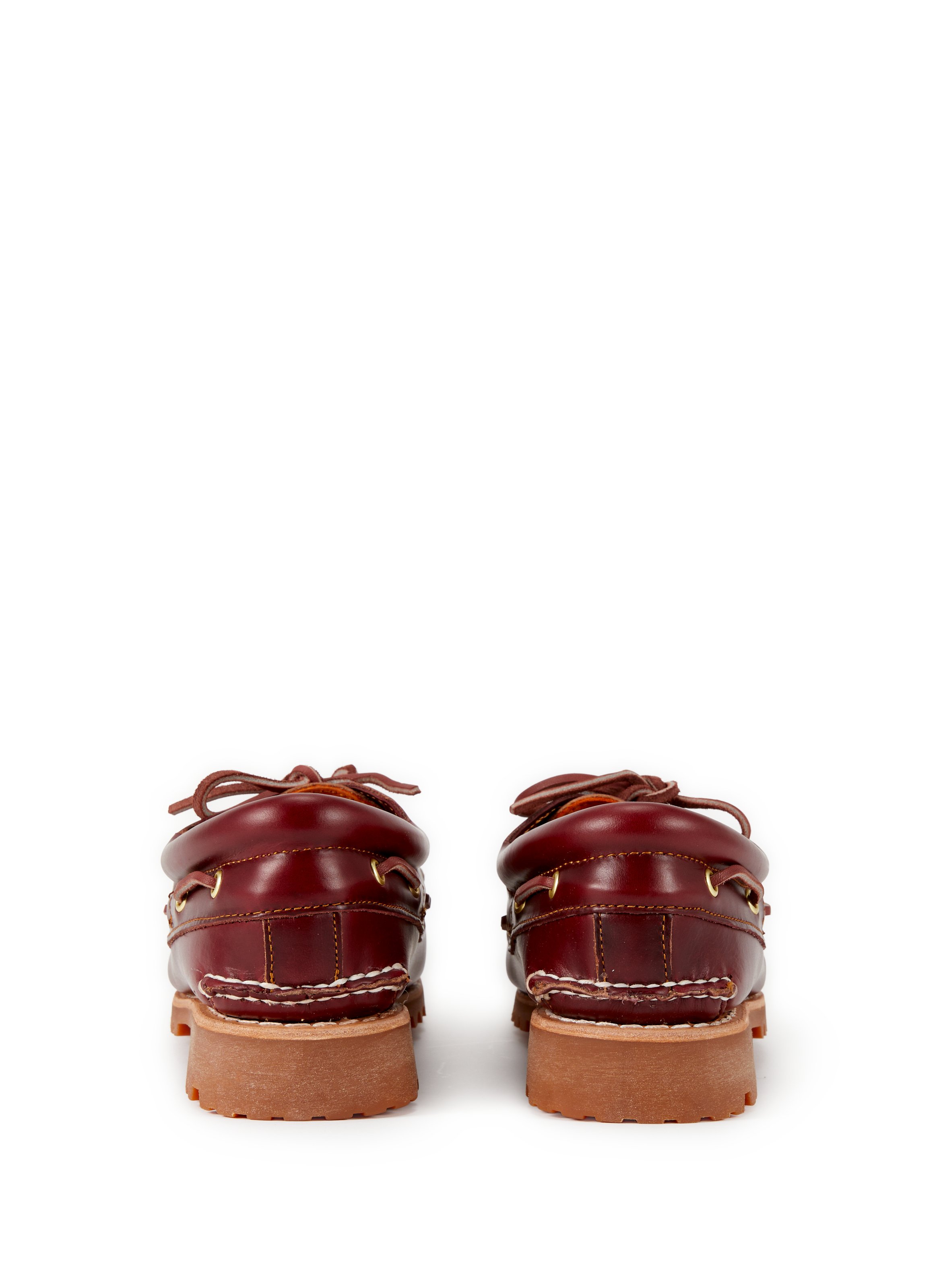 Mocassins en cuir avec surpiqûres TIMBERLAND Rouge