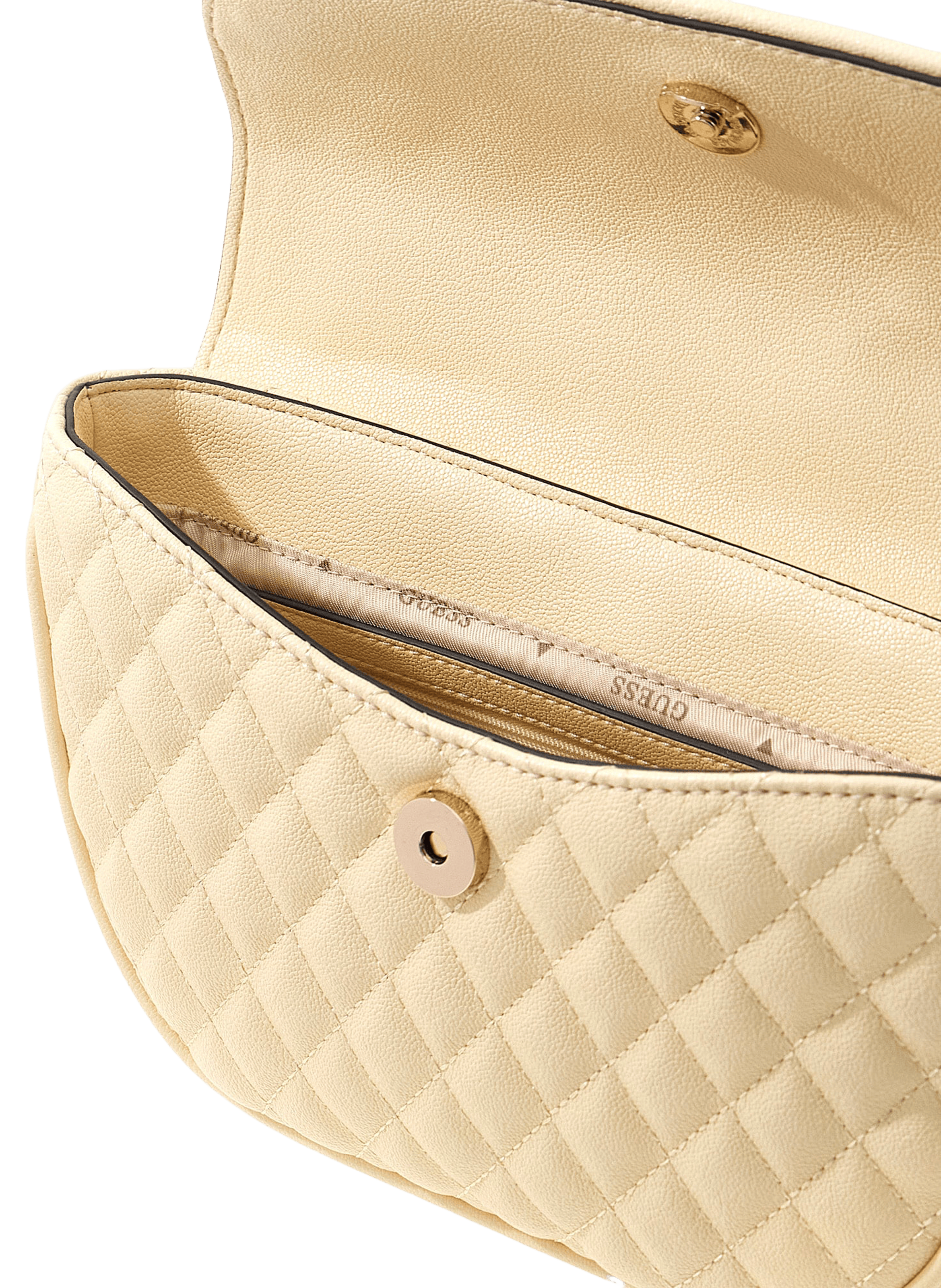 Sac bandoulière Atabey matelassé GUESS Jaune