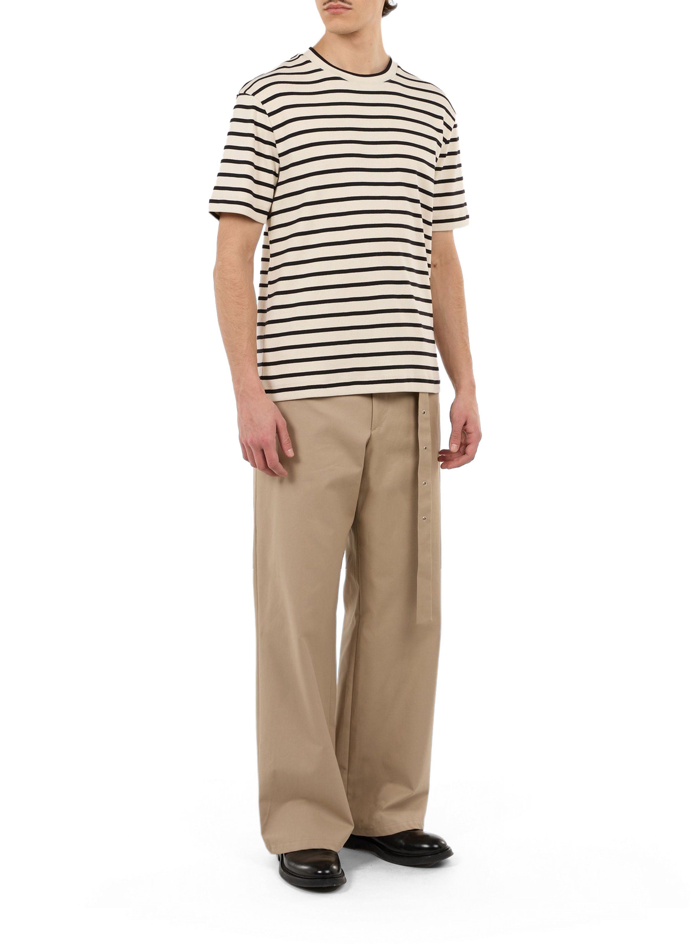Pantalon Hide en coton  SAISON 1865 Beige