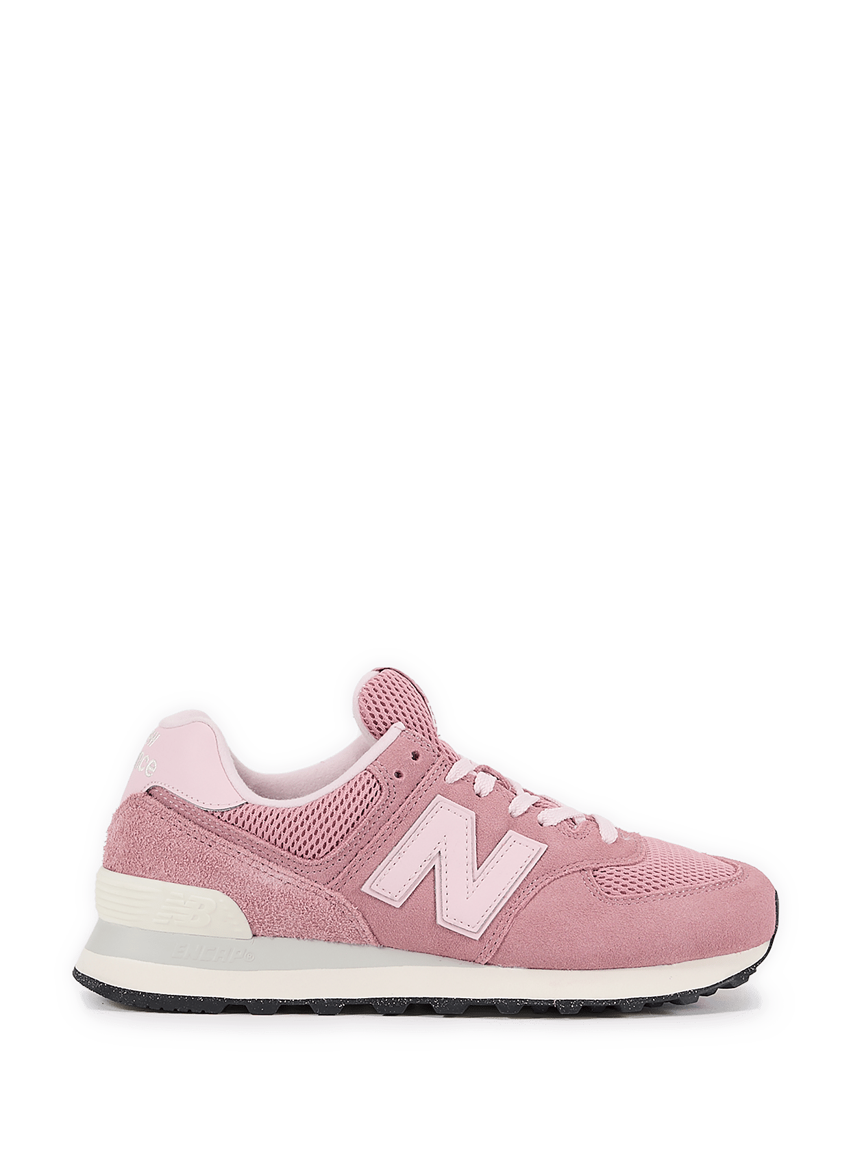 Baskets en cuir et coton mélangés NEW BALANCE Multicolore