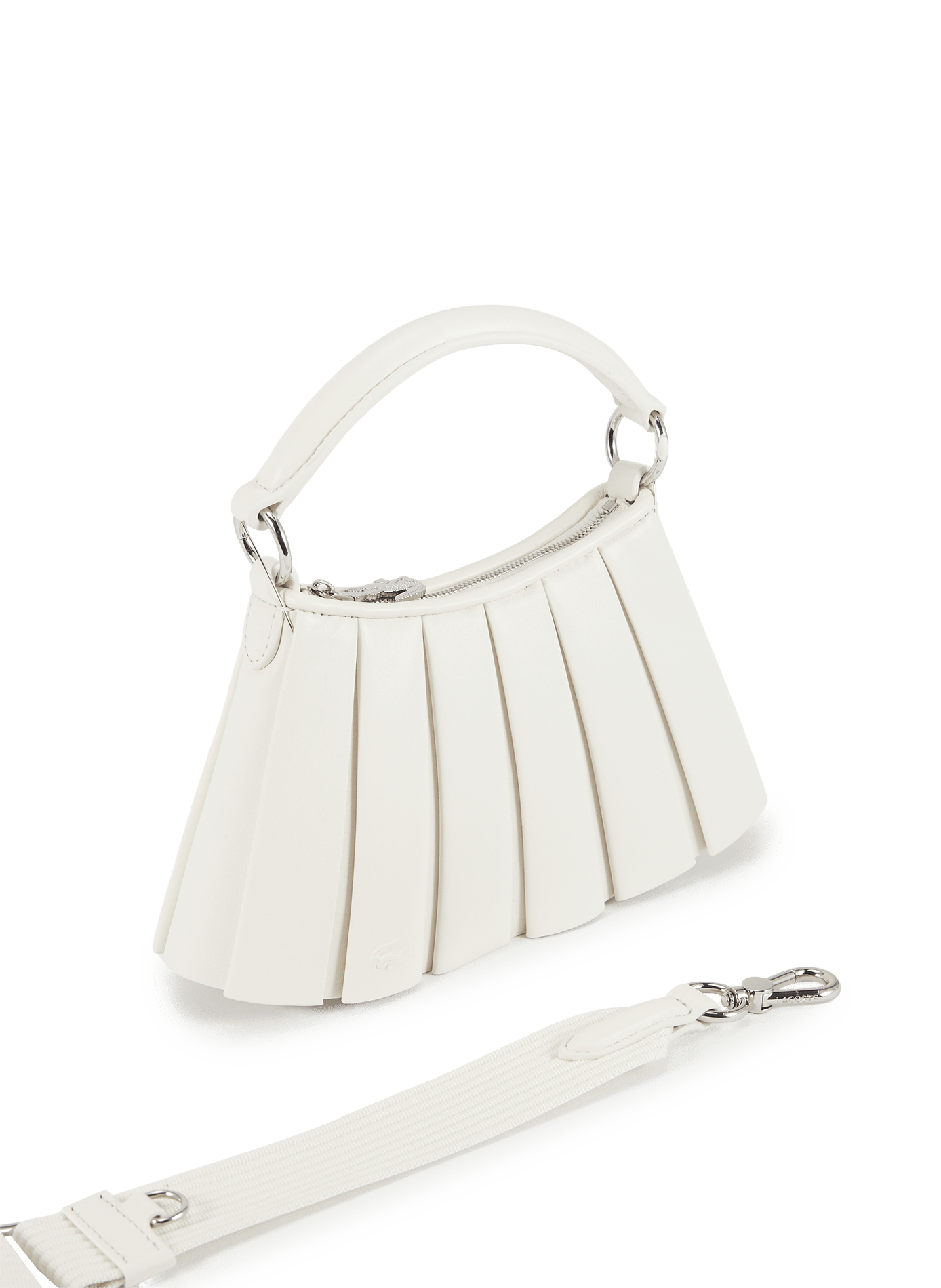 Mini Lenglen leather bag LACOSTE Orange