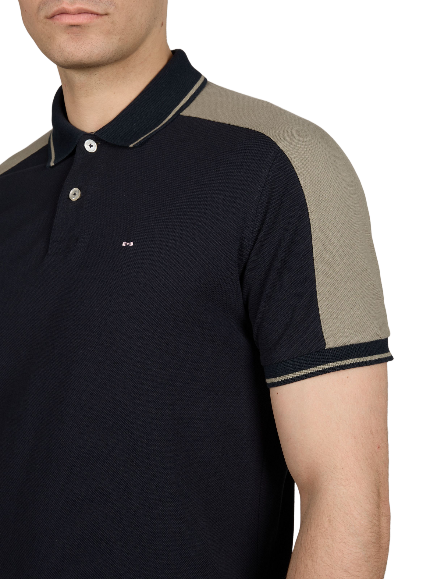 Short sleeve cotton polo shirt EDEN PARK Beige