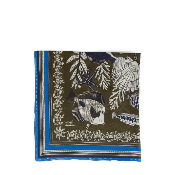 Foulard Neptune en coton Foulard Neptune en coton