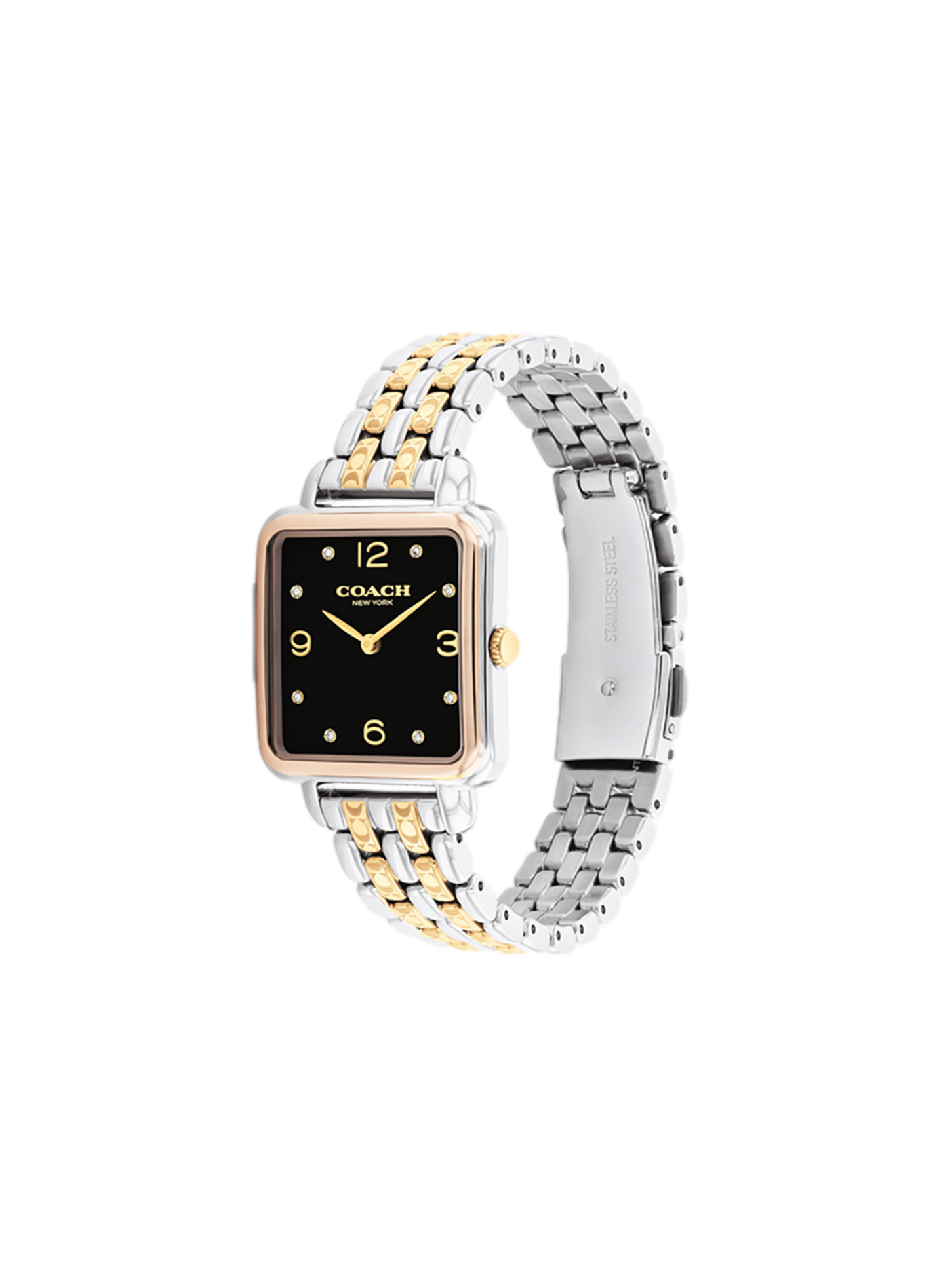 Montre quartz Cass en acier inoxydable COACH MONTRES Multicolore