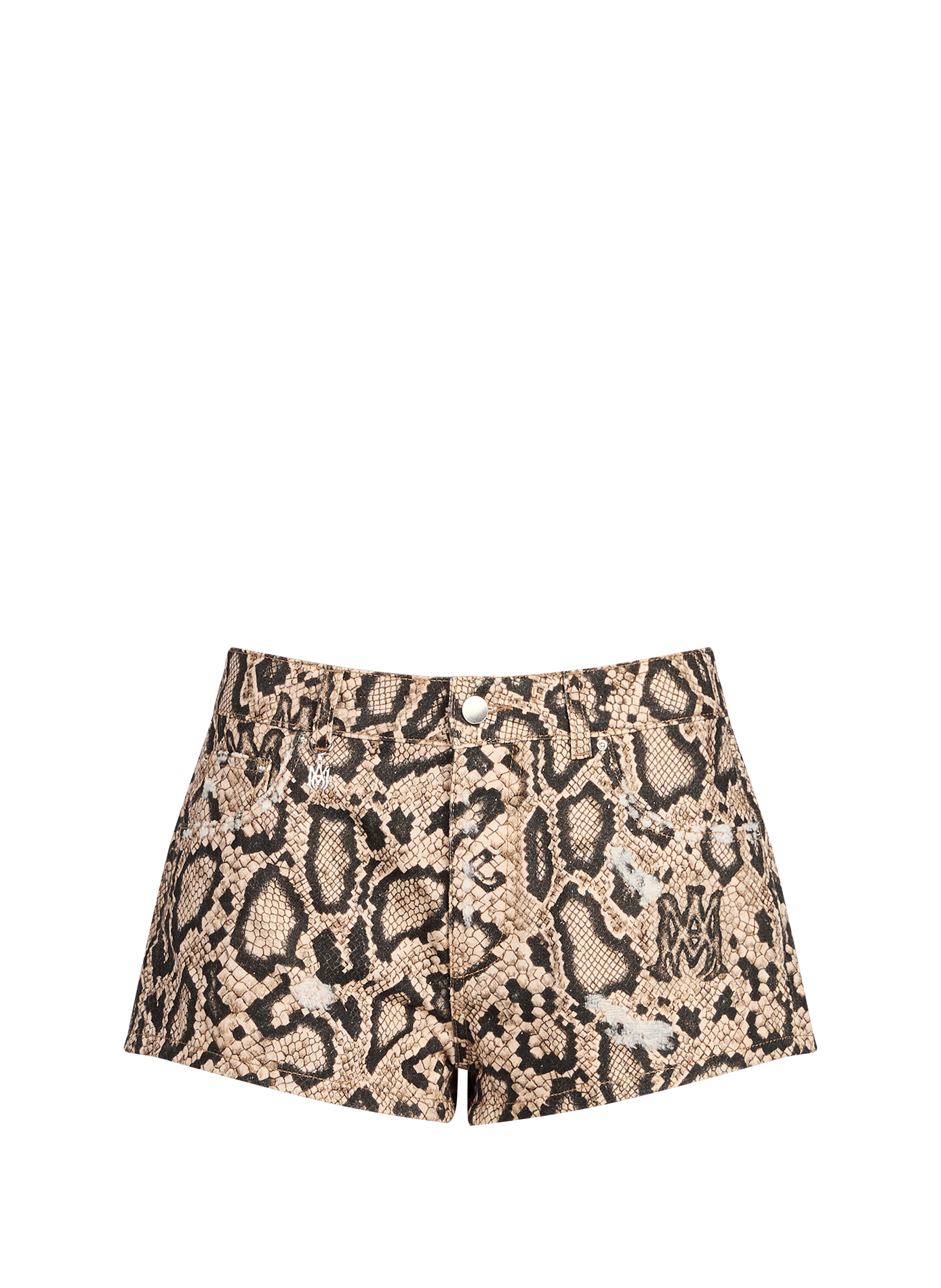 Mini short imprimé animalier en coton AMIRI Multicolore