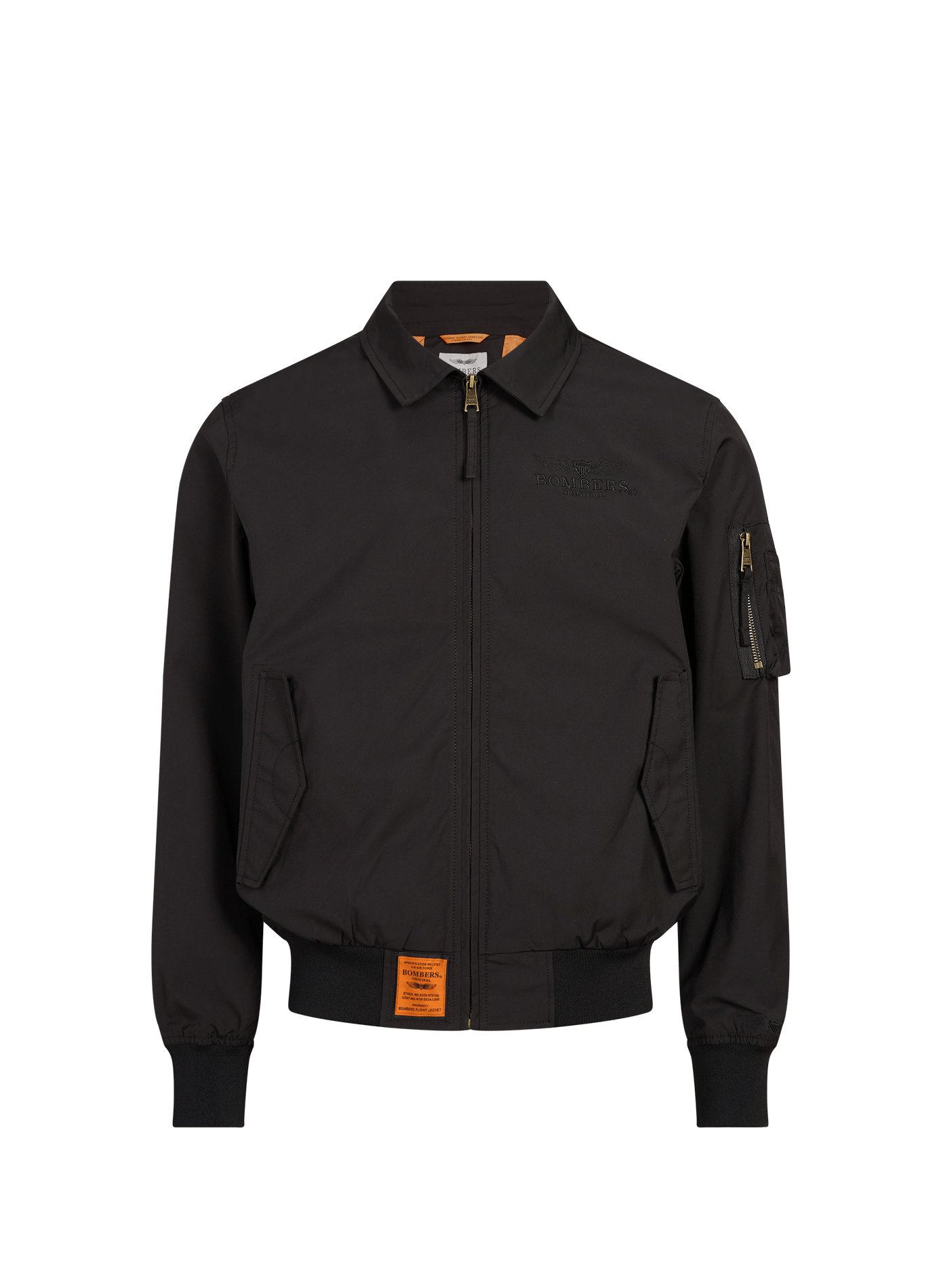 Bomber Hawk à col classique BOMBERS ORIGINAL Noir