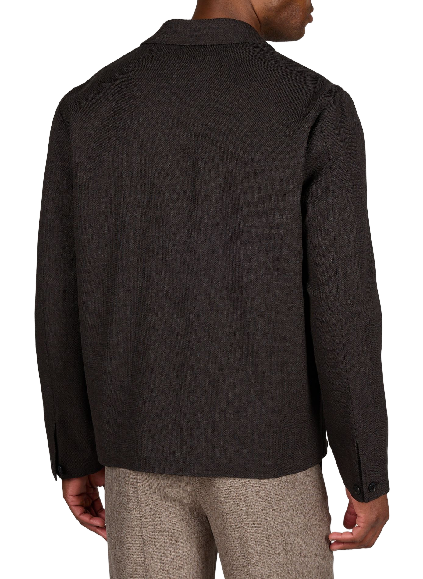 Lightweight wool jacket SUNSPEL Brown