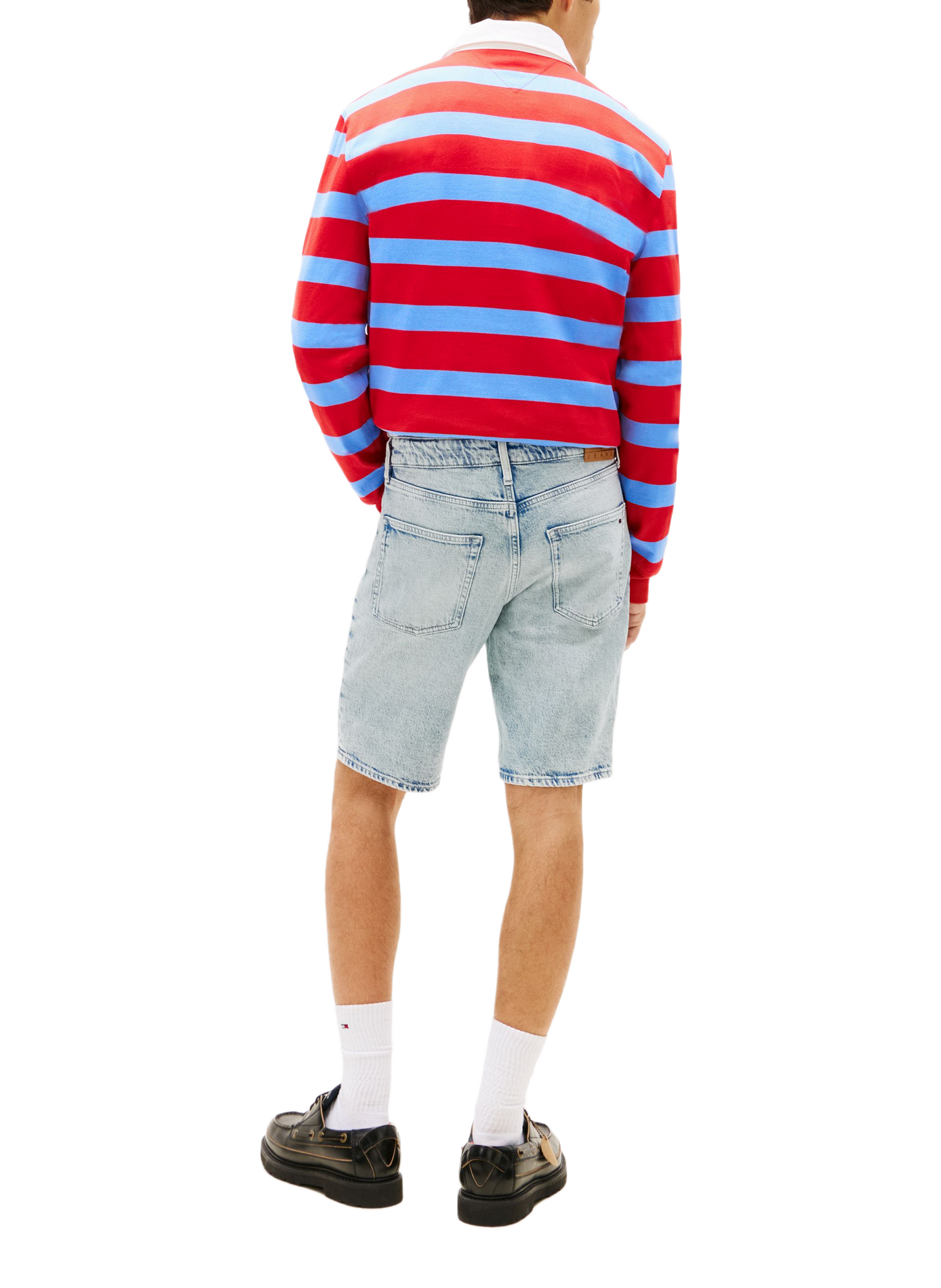 Short slim Scanton in blended cotton TOMMY HILFIGER Blue