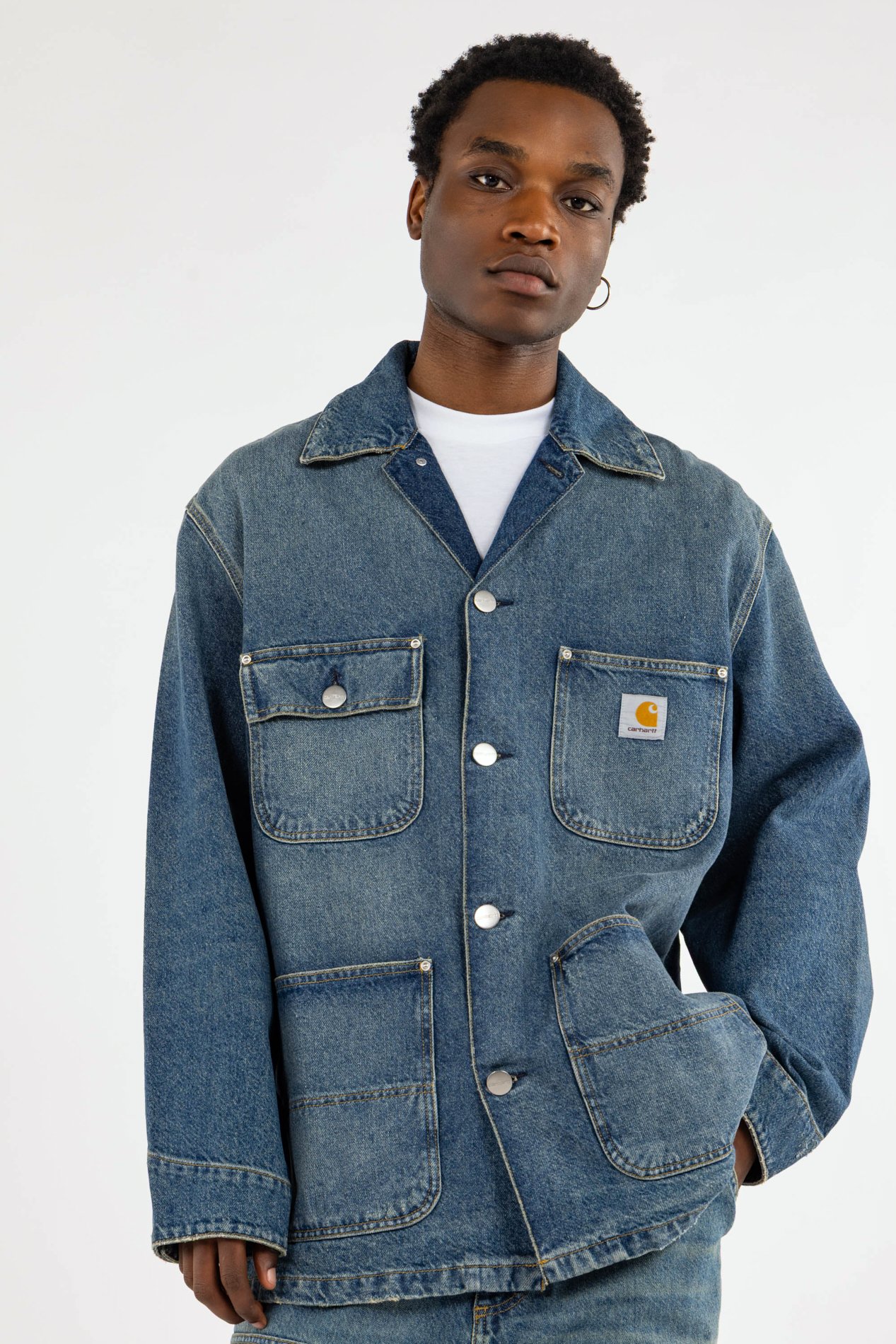 Veste aden chore coat CARHARTT WIP Bleu