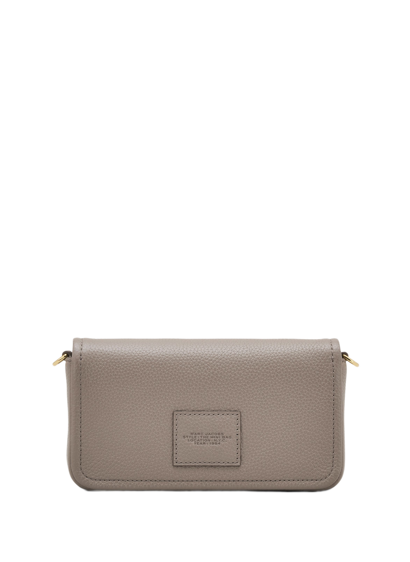 Sac à bandoulière en cuir MARC JACOBS Gris