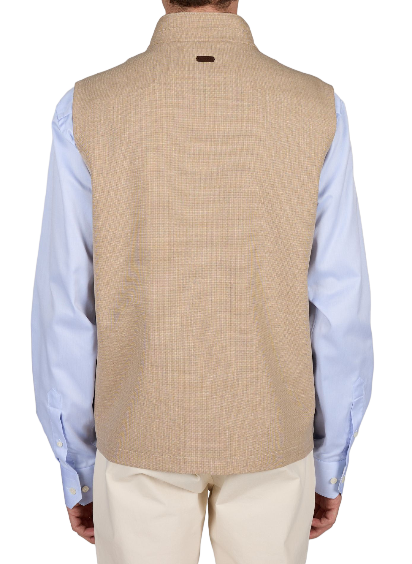 Veste zippé à col montant ETON Beige