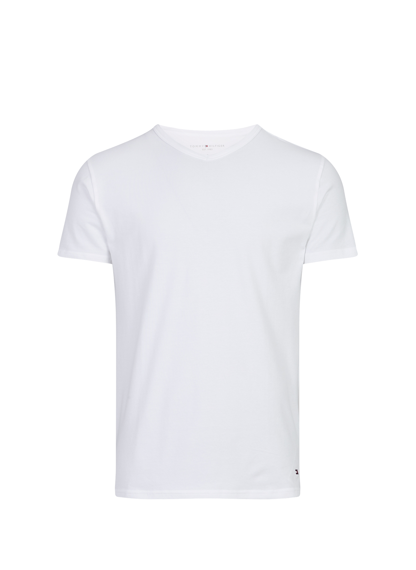 Mixed cotton tank top TOMMY HILFIGER White