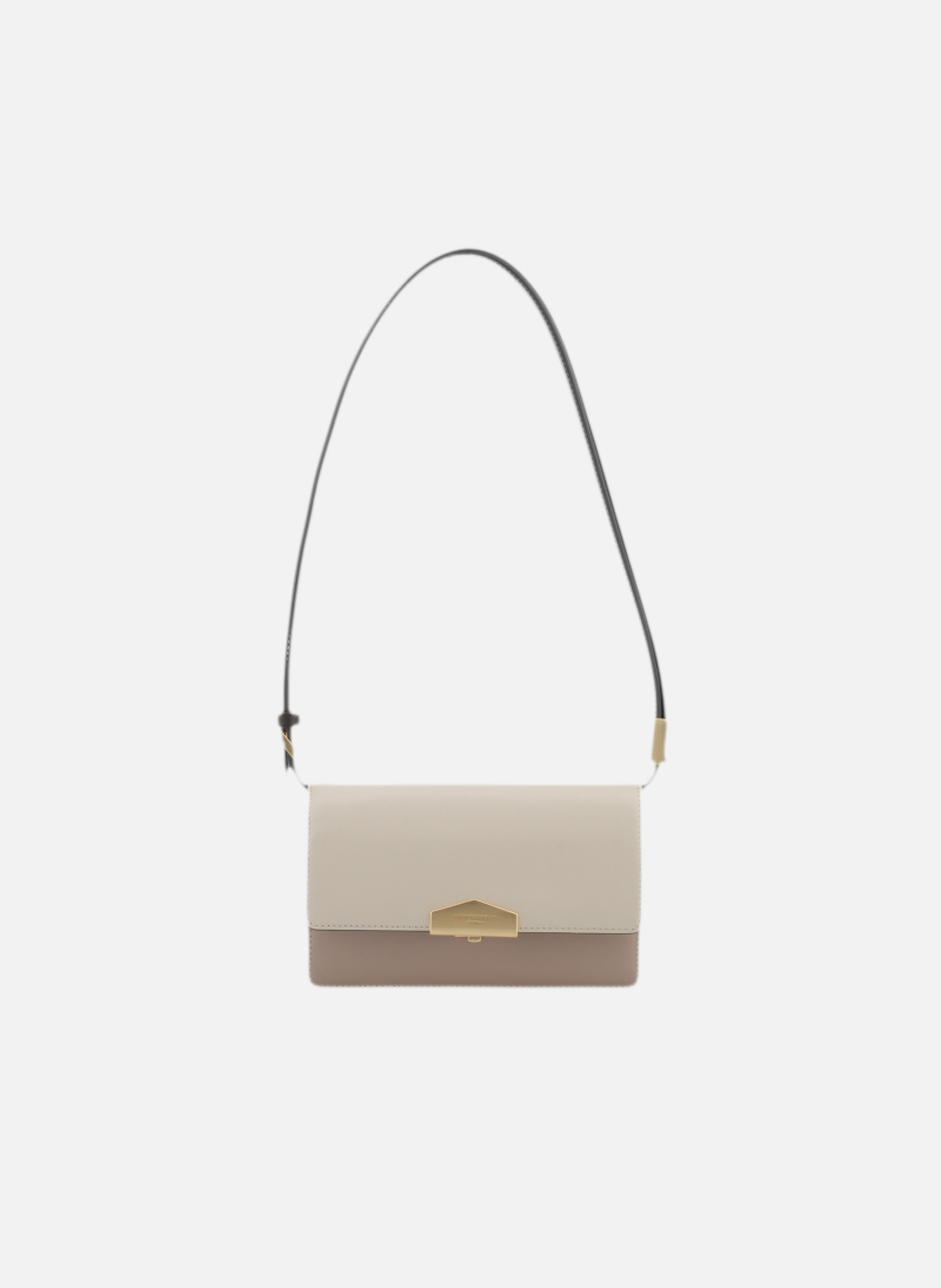 Anjou | sac porté épaule pm en cuir lisse  Multi