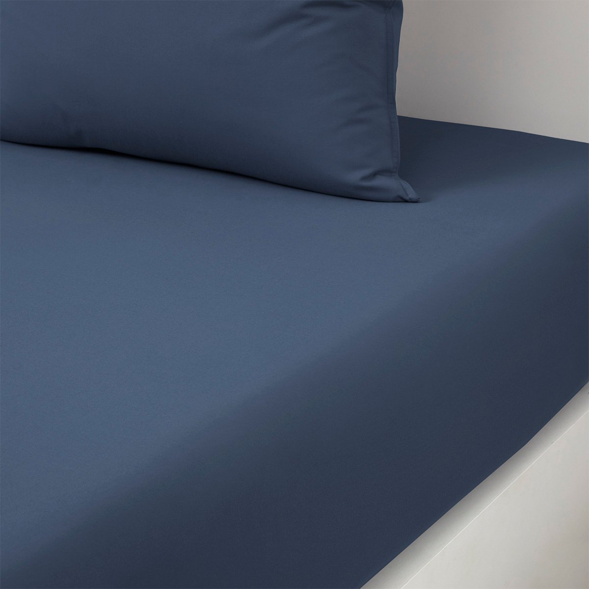 Drap housse en coton, beboss BOSS HOME Bleu