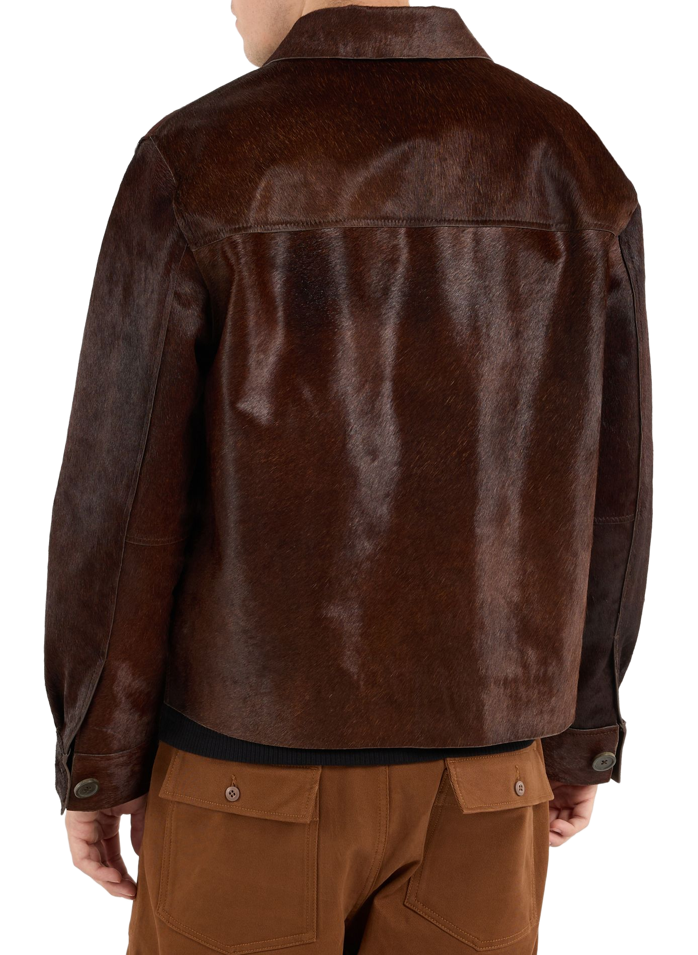 Iffu leather jacket SAISON 1865 Brown
