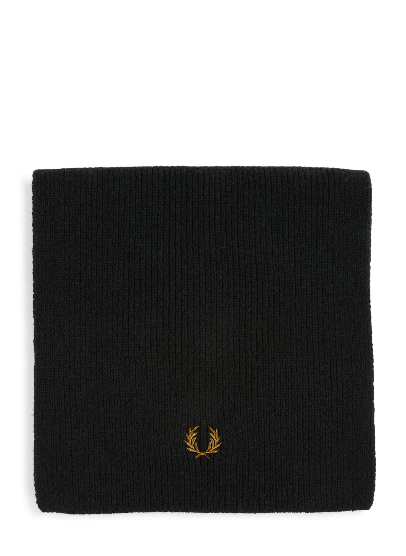 Wool scarf FRED PERRY Black