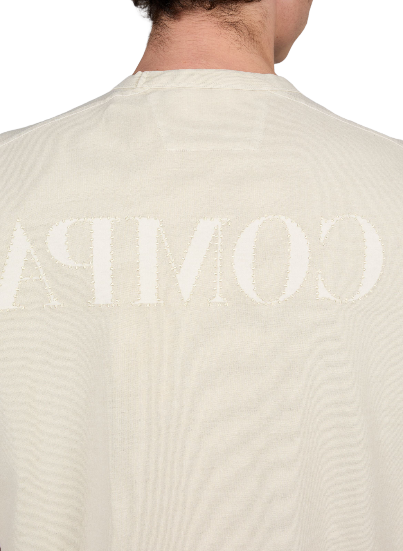 Logo cotton T-shirt | Beige CP COMPANY Men
