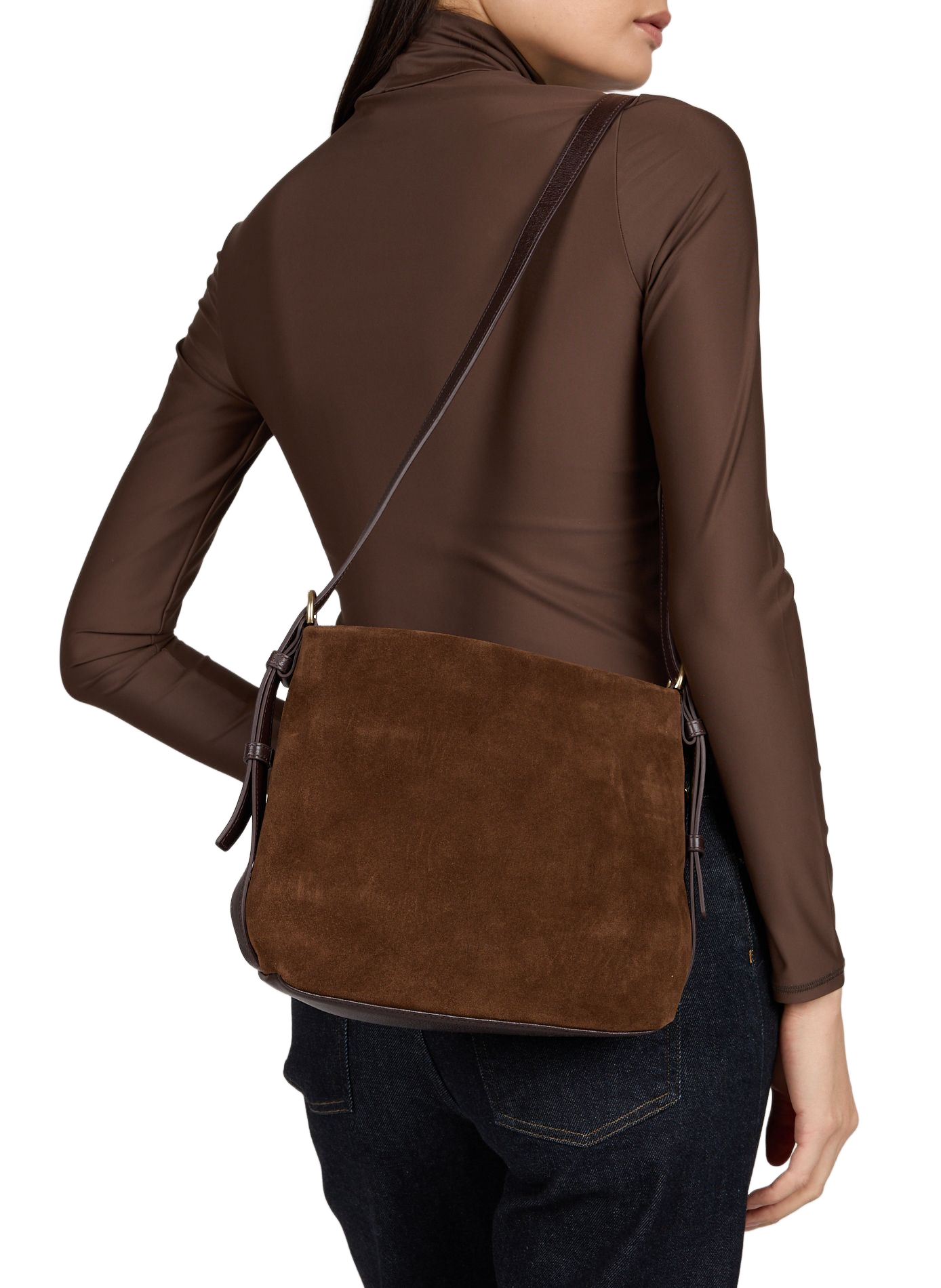 Sac porté épaule Mini Moreen en cuir NAT & NIN Marron