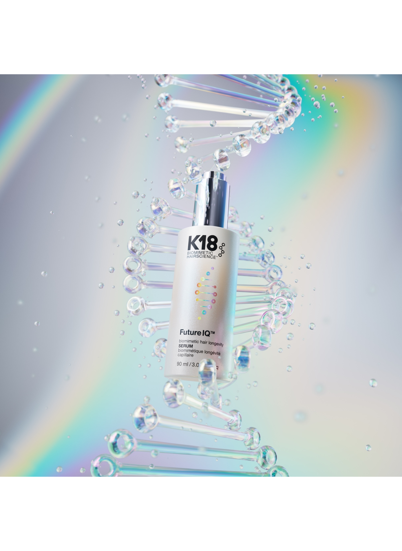 FutureIQ Biomimetic hair longevity serum K18 No color