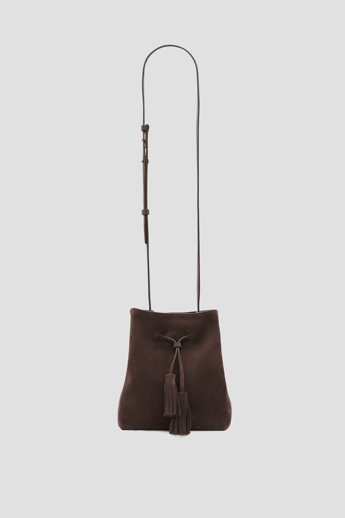 Seau en cuir velours - mini saxo two GERARD DAREL Marron