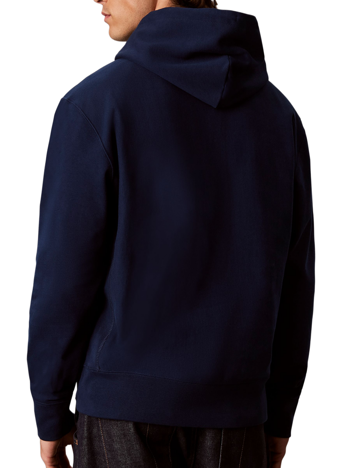 Sweat à capuche en coton mélangé CALVIN KLEIN Blau
