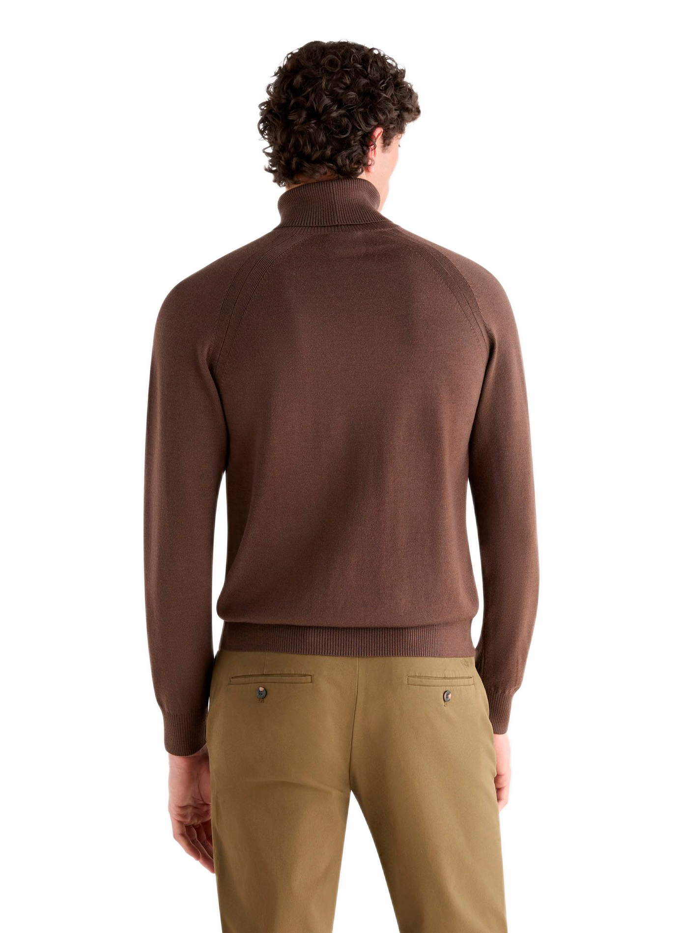 Jersey de cuello alto de lana DOCKERS Marrón