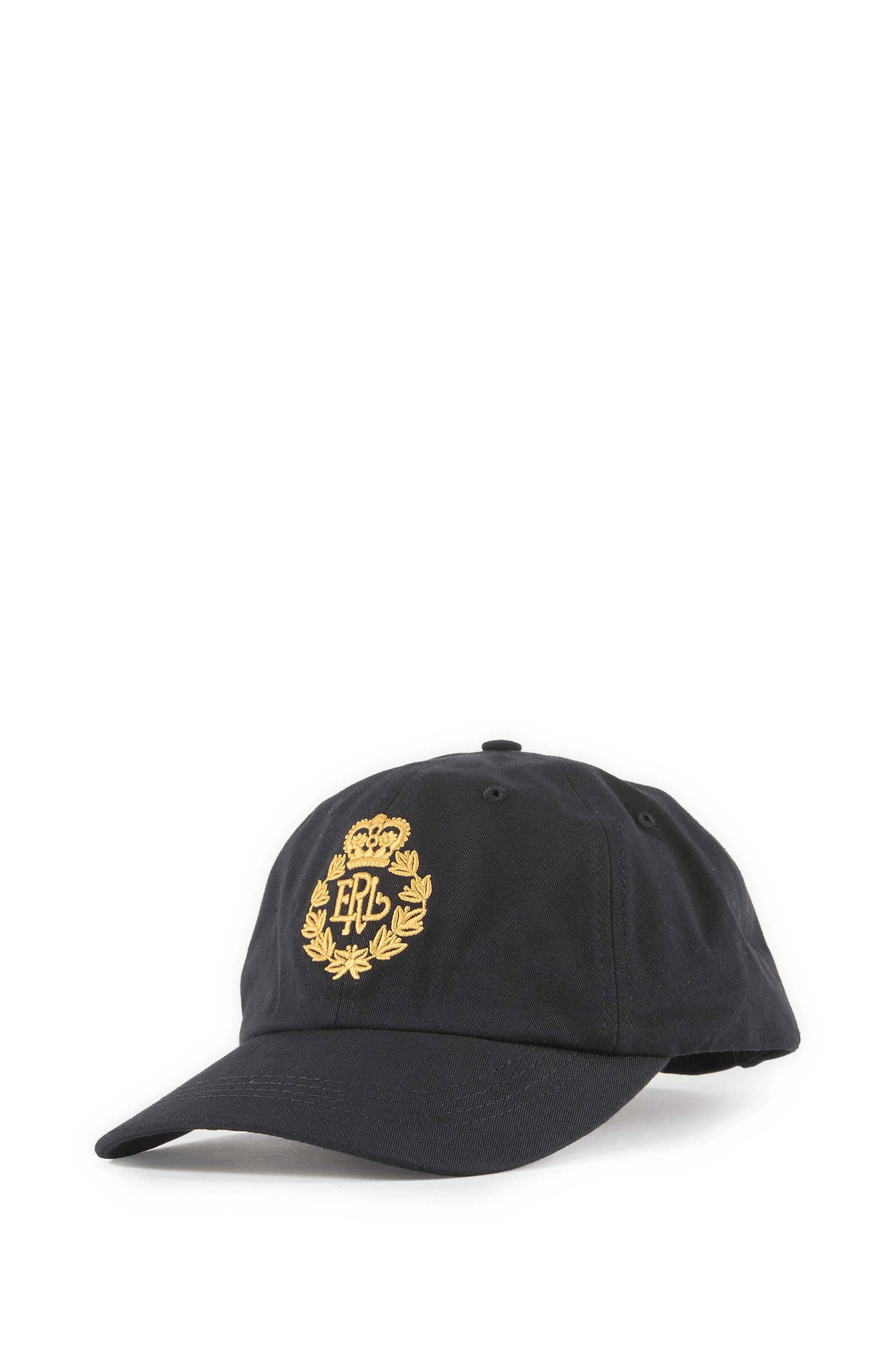 Plain embroidered cap ERL Black