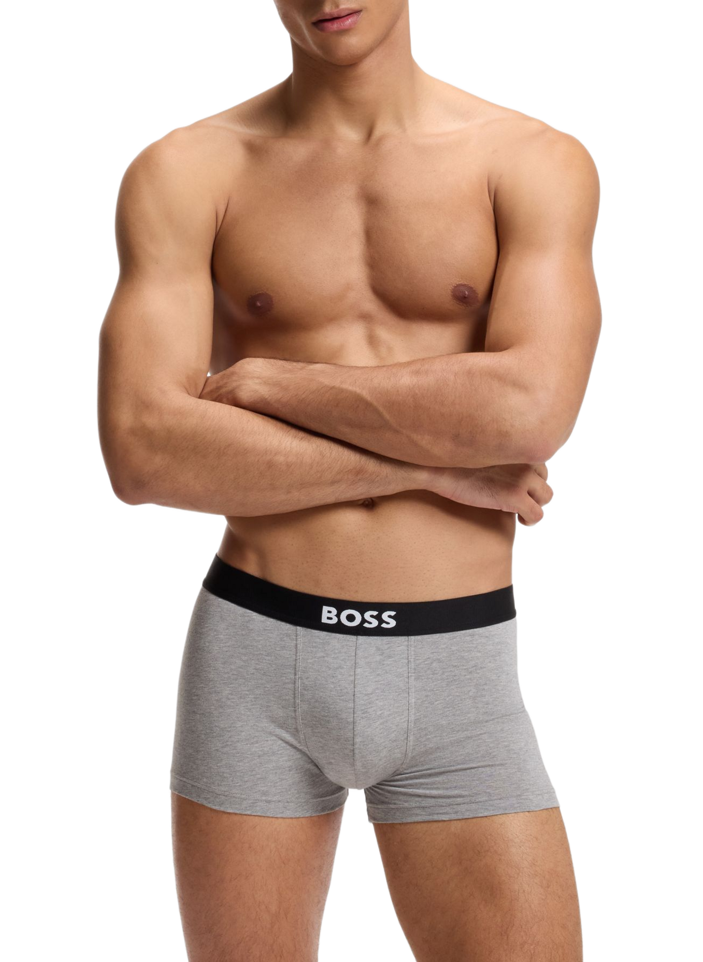 Lot de 3 boxers en coton mélangé BOSS Multicolore