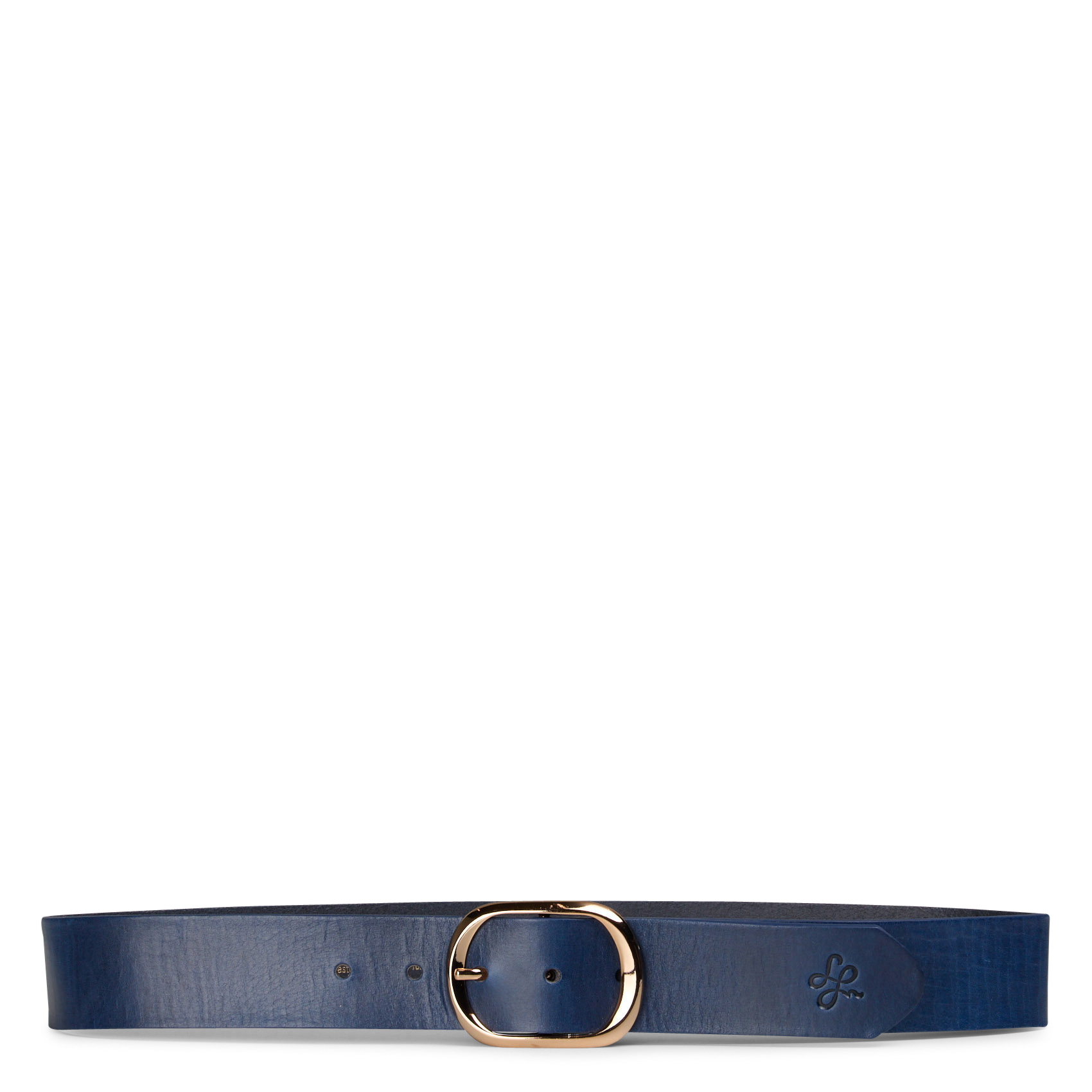 Leren riem LA FEE MARABOUTEE Blauw