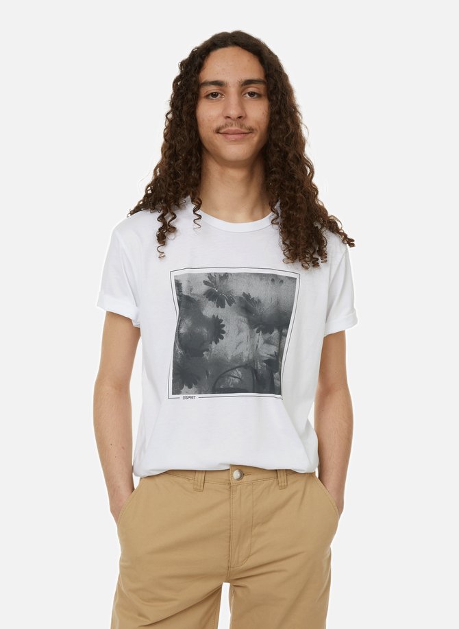 Round-neck cotton T-shirt ESPRIT