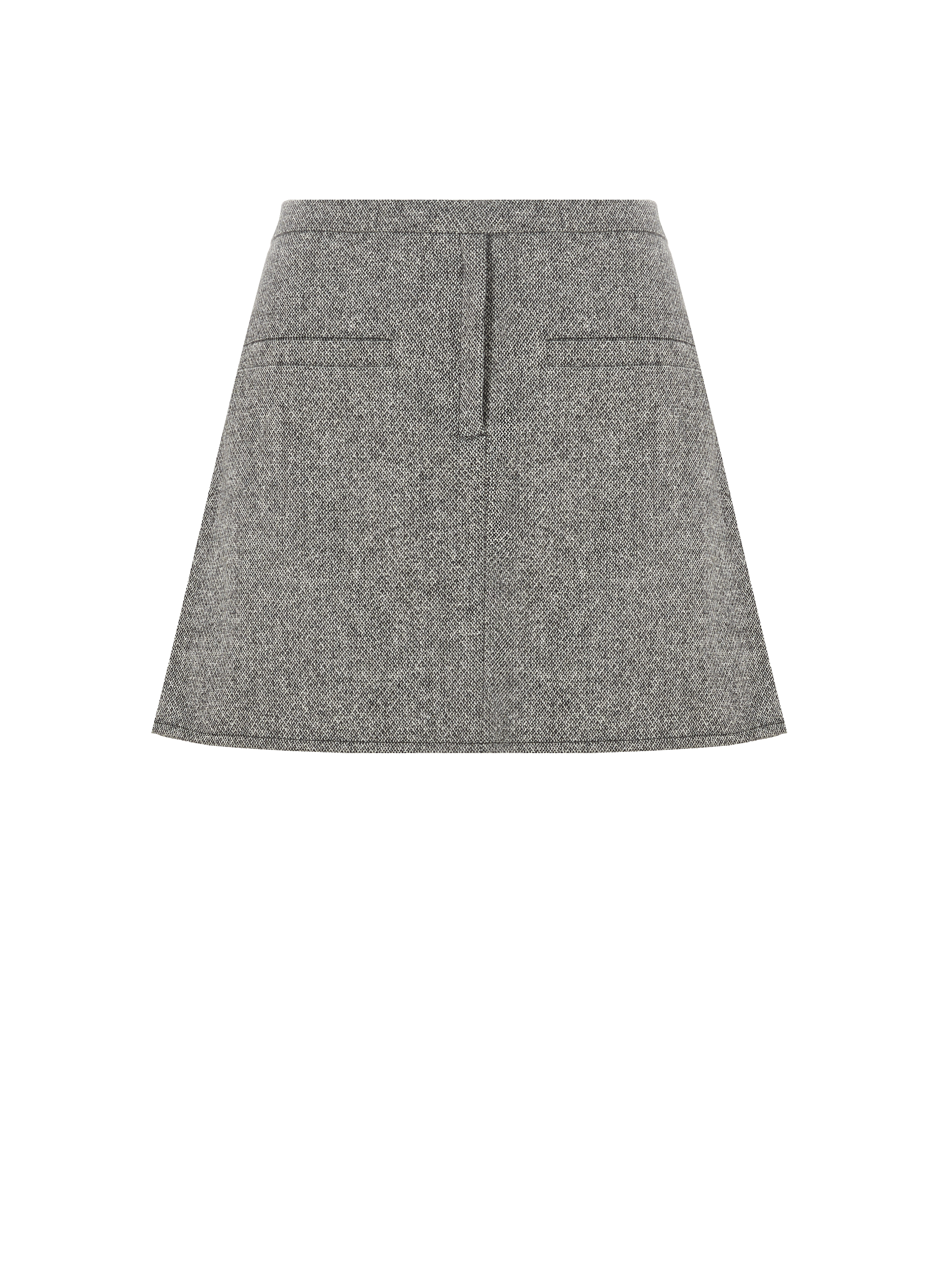 Jupe courte en laine